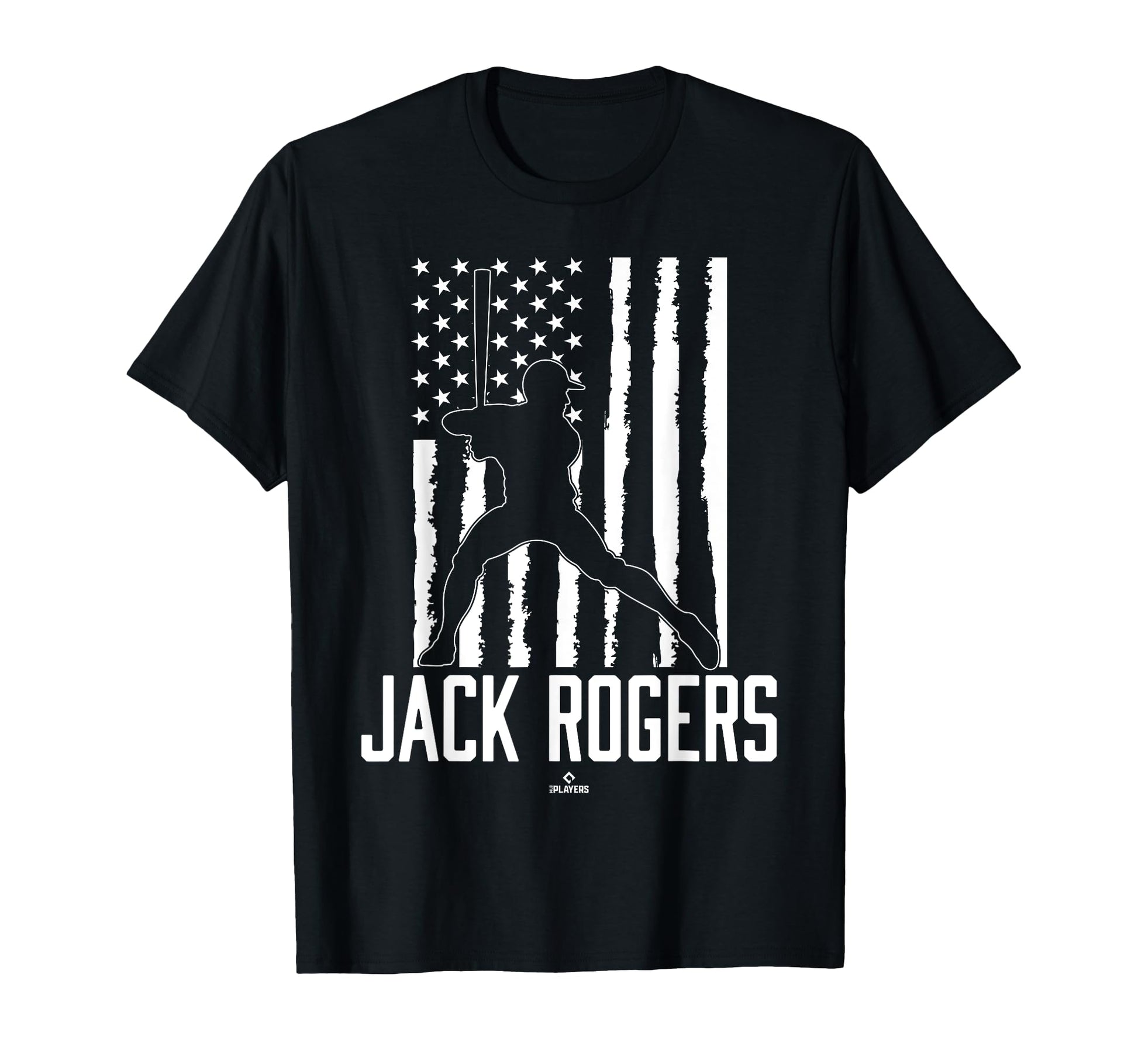 Distressed Flag Swing Jack Rogers T-Shirt - Custom Art Print Men Women - T-Shirt, Sweatshirt, Hoodie