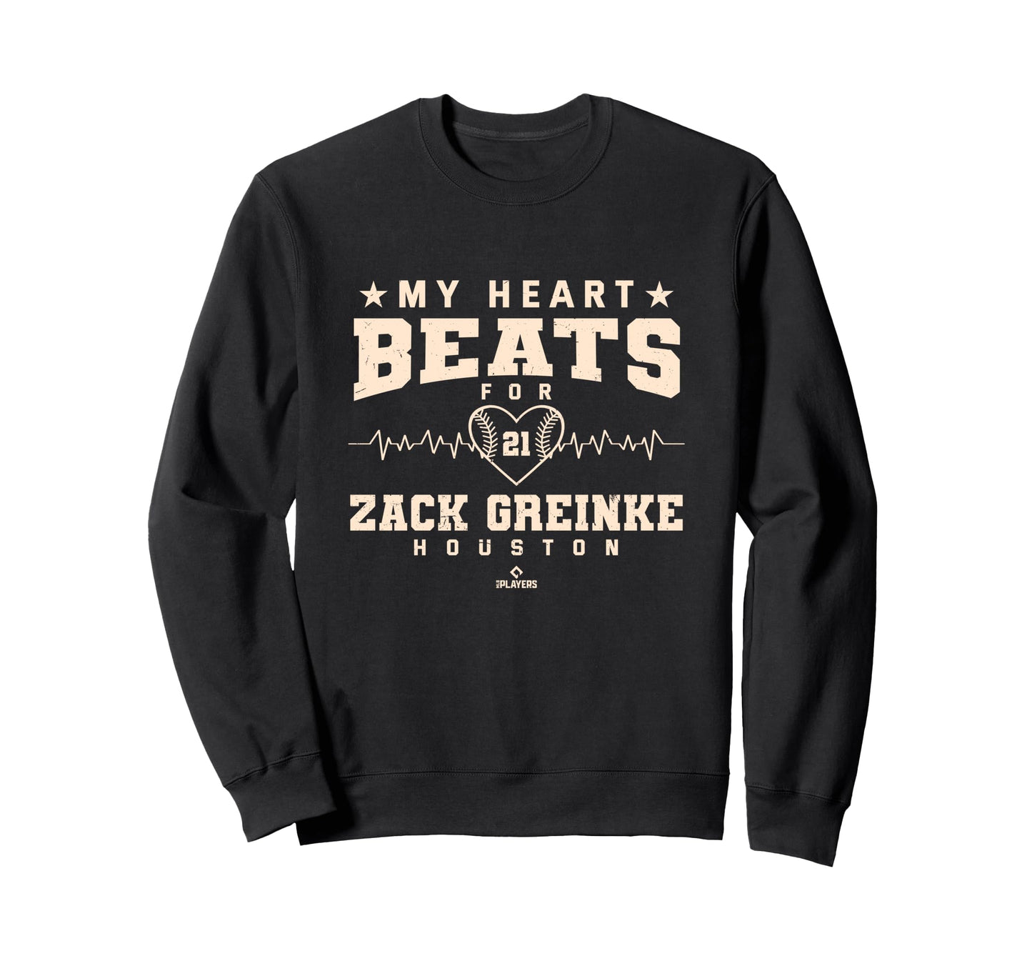 My Heart Beats Zack Greinke Sweatshirt - Streetwear Style for Adults - T-Shirt, Sweatshirt, Hoodie