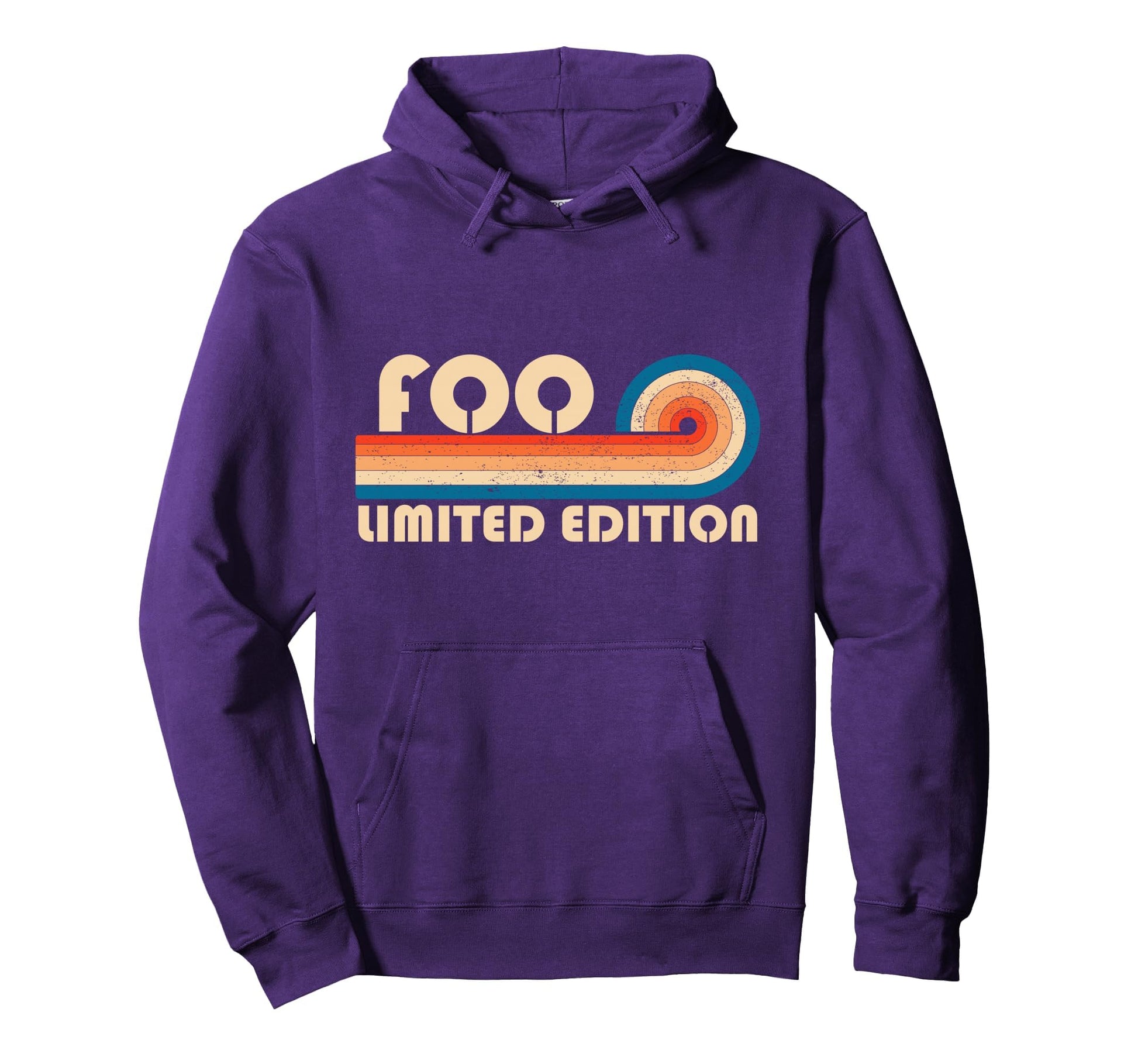 Foo 70S 80S Sunset Stripe Hoodie - Streetwear Style Unisex - T-Shirt, Sweatshirt, Hoodie