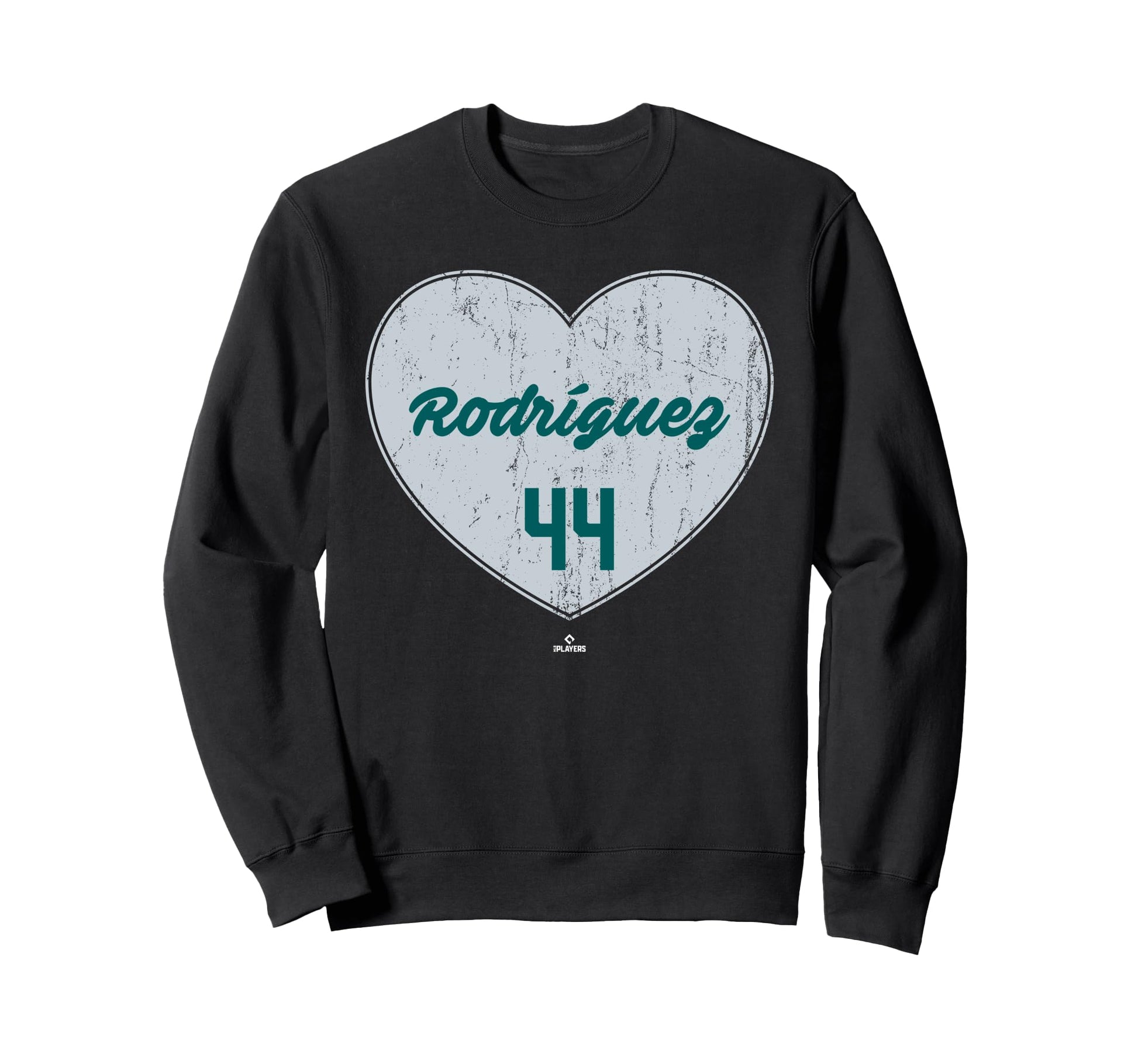 Distressed Heart Julio Rodr Guez Sweatshirt - Streetwear Style Men Women - T-Shirt, Sweatshirt, Hoodie