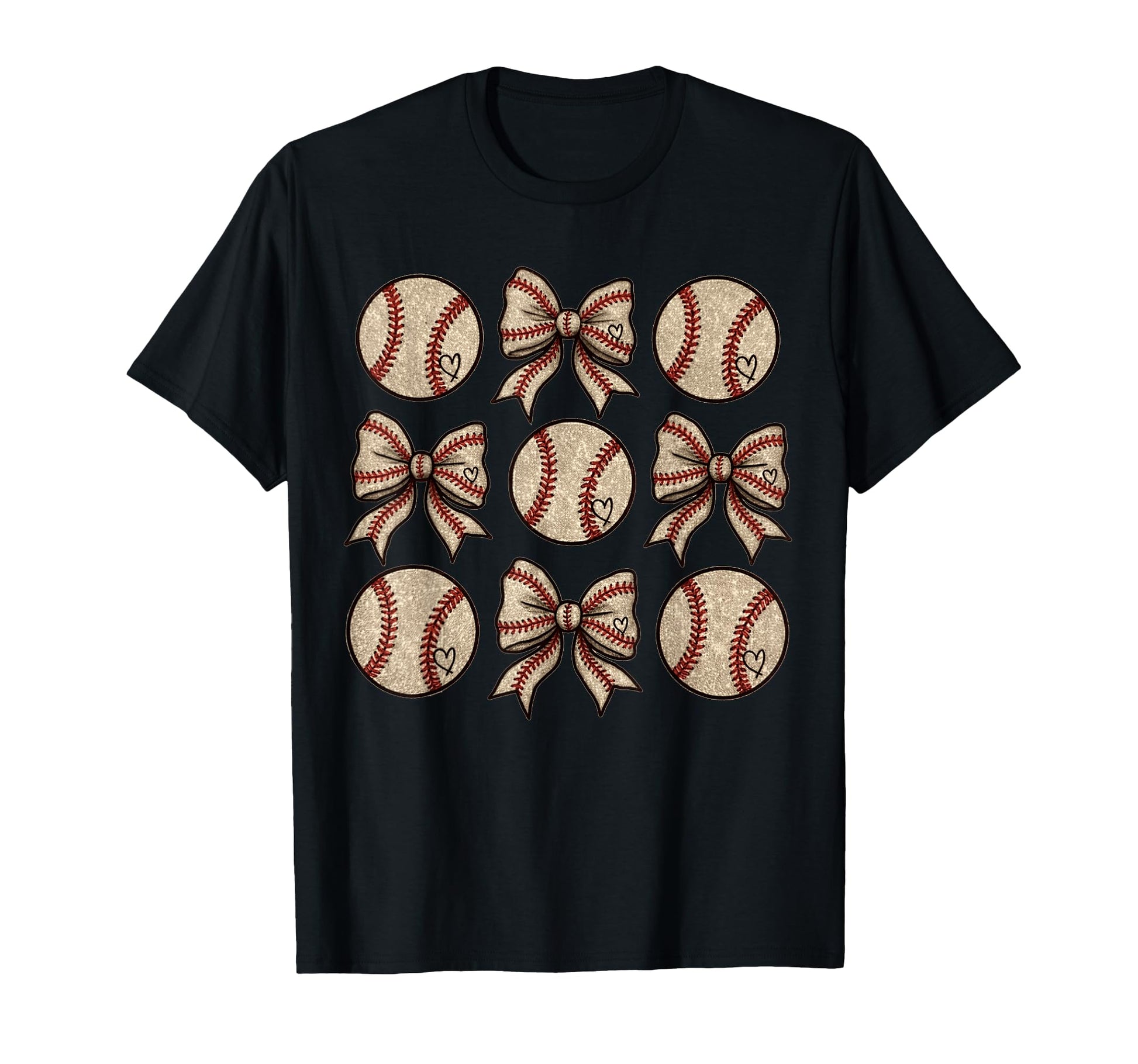 Soccer Bow Game Day Baseball T-Shirt - Custom Art Print for Adults - T-Shirt, Sweatshirt, Hoodie