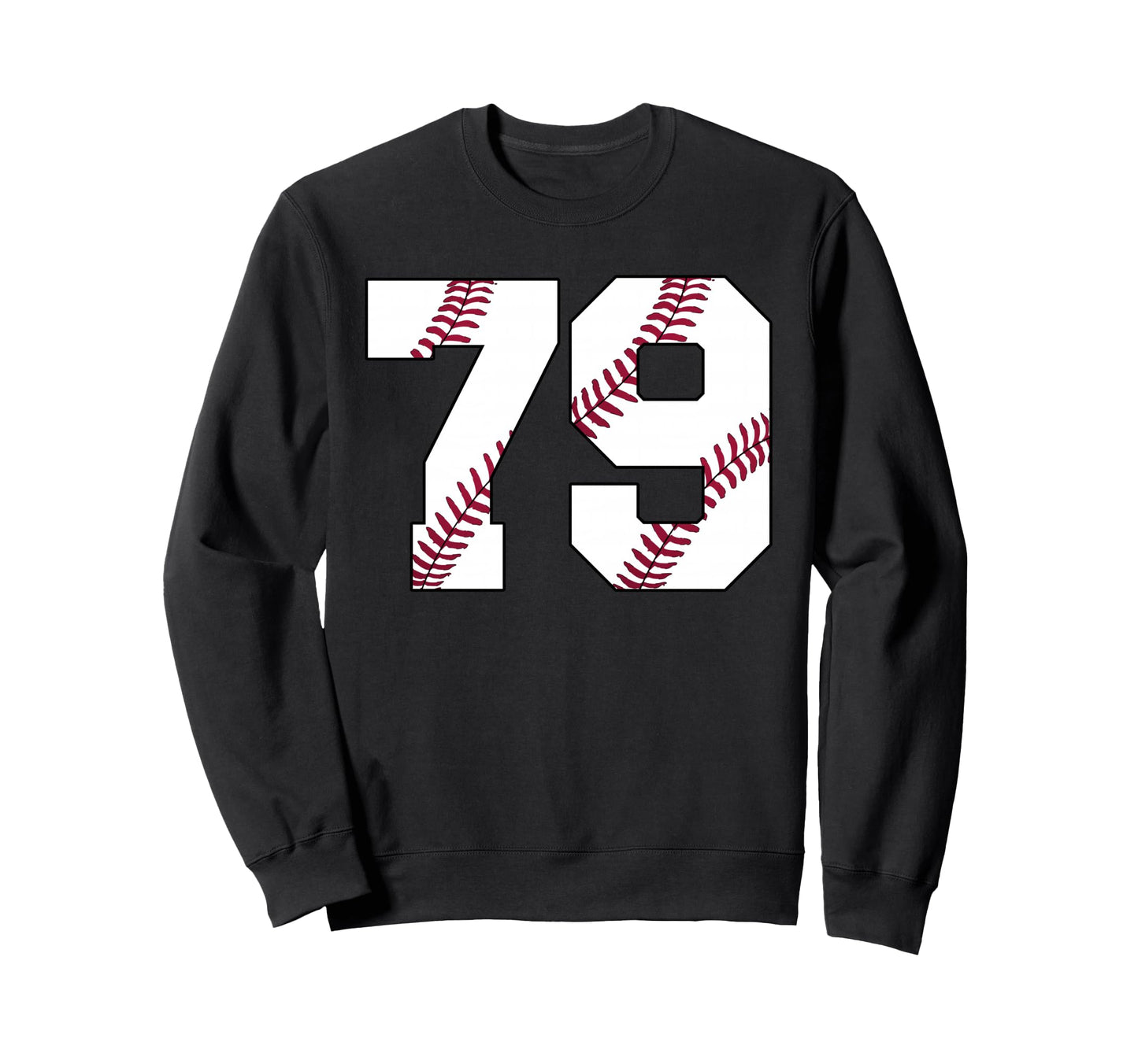 Baseball 1947 79Th Birthday 79 Years Sweatshirt - Minimalist Print Unisex - T-Shirt, Sweatshirt, Hoodie