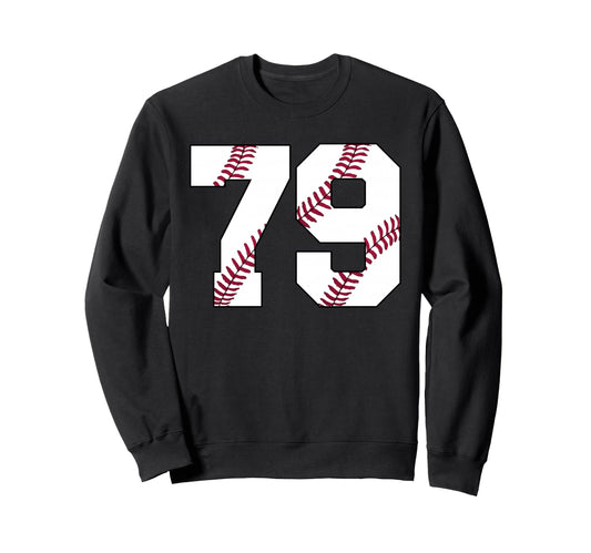 Baseball 1947 79Th Birthday 79 Years Sweatshirt - Minimalist Print Unisex - T-Shirt, Sweatshirt, Hoodie