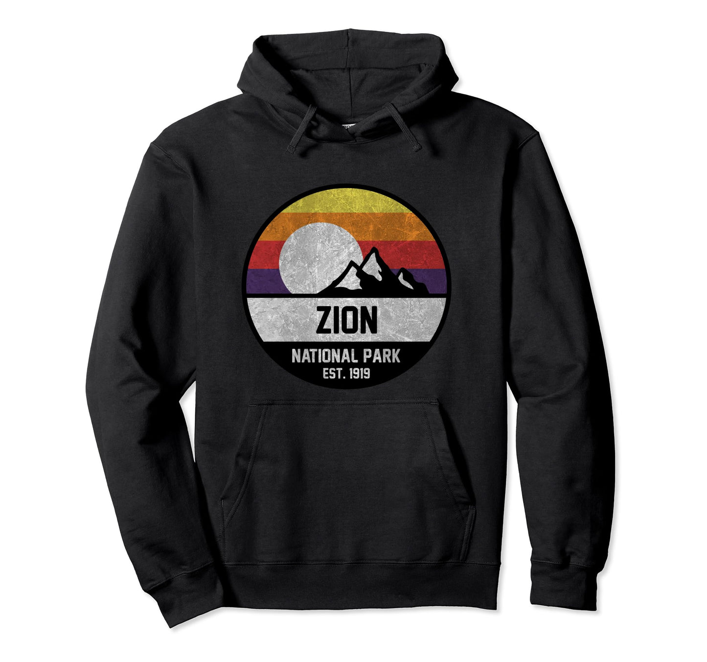 Zion National Park Mountain Hoodie - Unique Graphic Unisex - T-Shirt, Sweatshirt, Hoodie