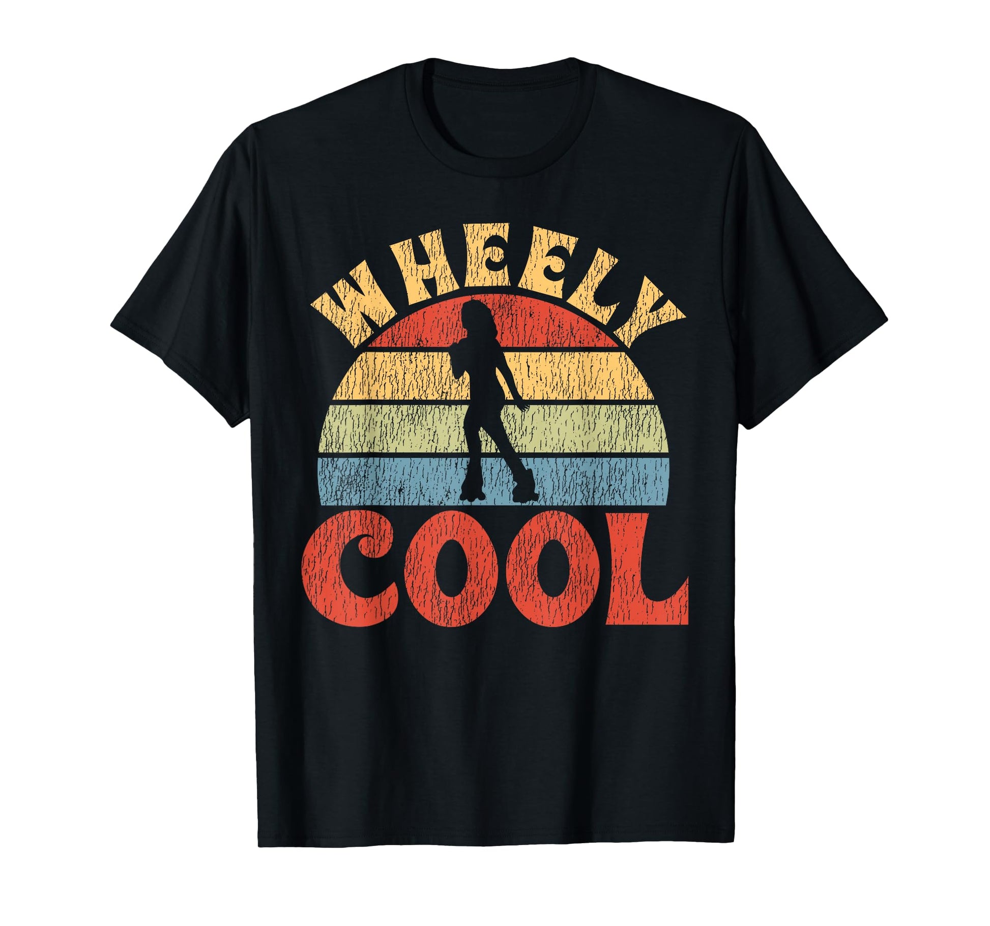 Roller Skating Skate 1970S Wheely T-Shirt - Streetwear Style Unisex - T-Shirt, Sweatshirt, Hoodie