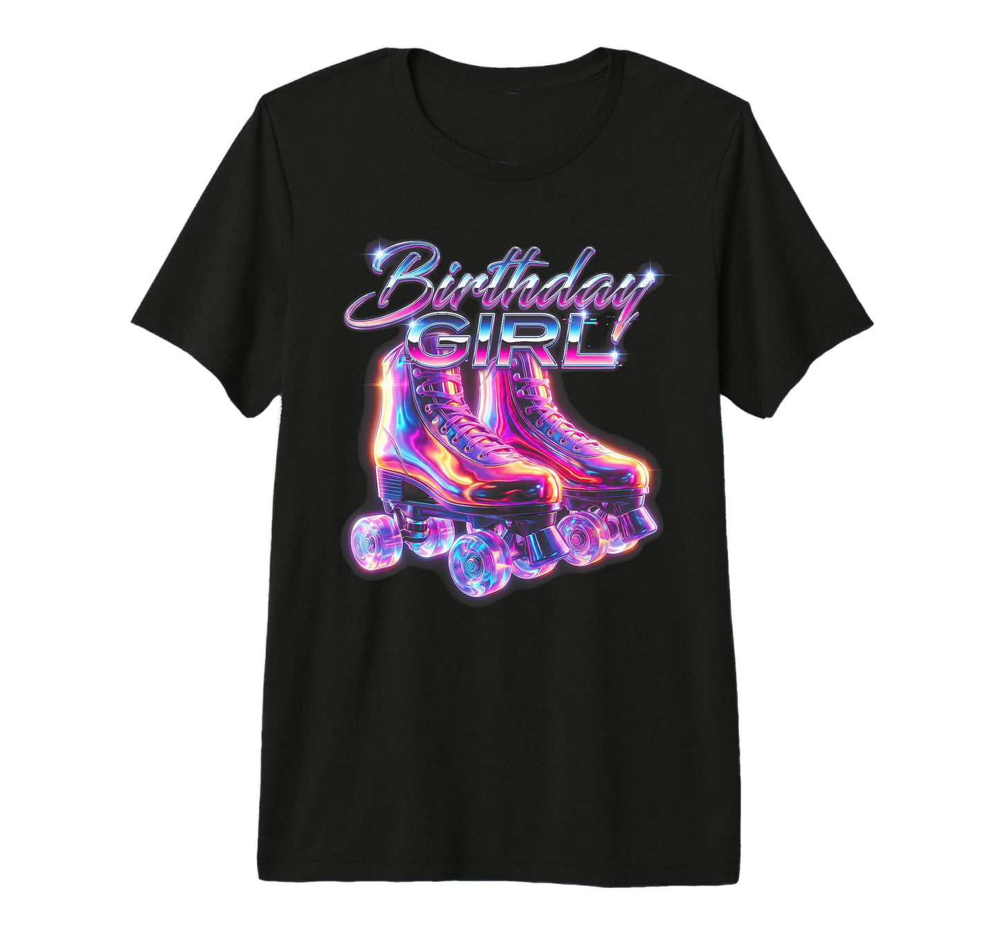 Birthday 80S Roller Skate Vaporwave T-Shirt - Streetwear Style for Adults - T-Shirt, Sweatshirt, Hoodie