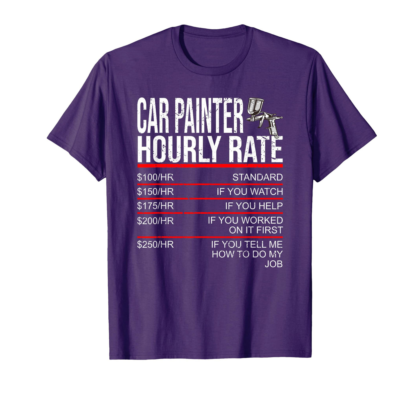 Car Painter Automotive Body Paint T-Shirt - Aesthetic Graphic for Adults - T-Shirt, Sweatshirt, Hoodie