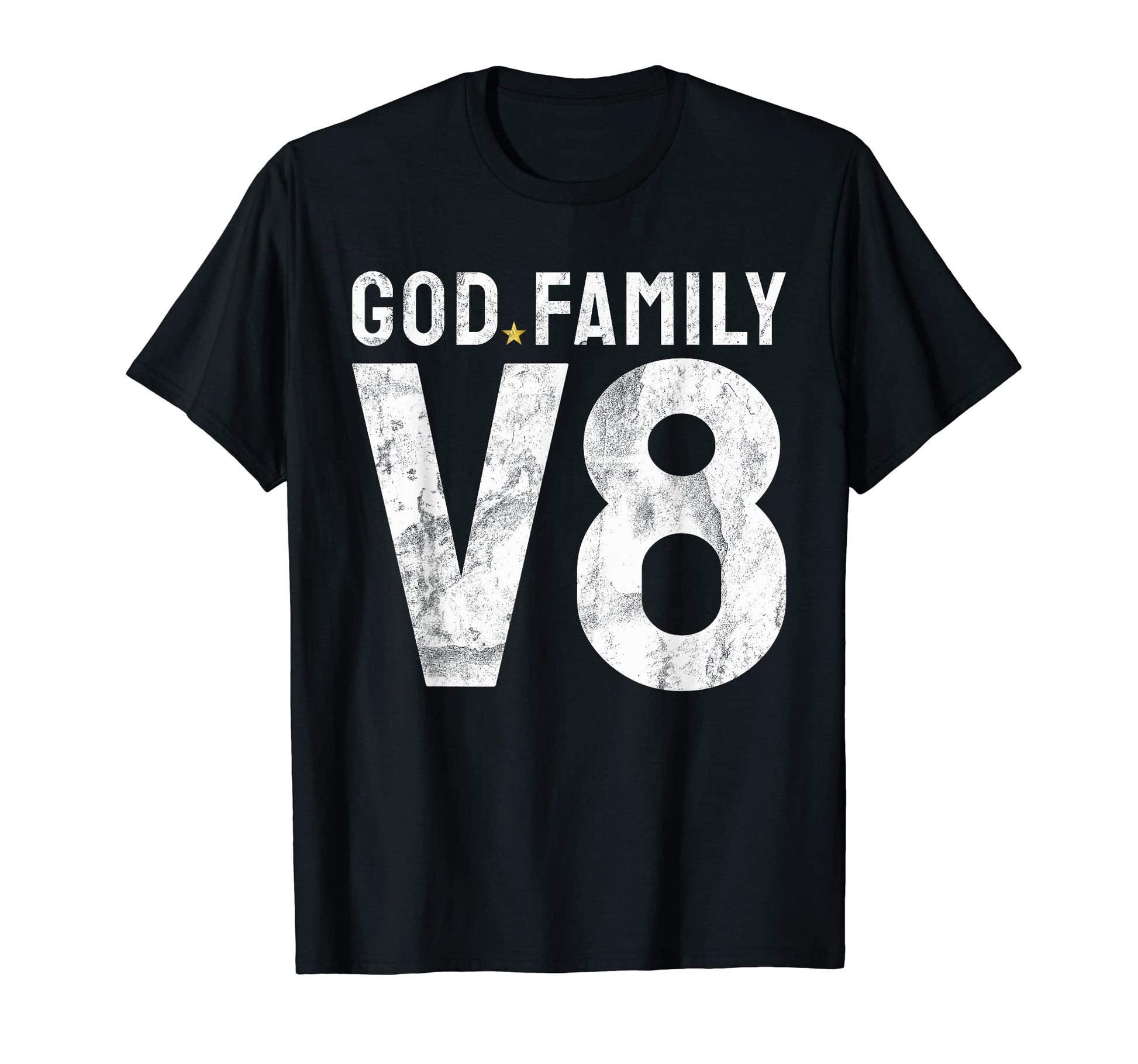 God Family V8 Muscle Car T-Shirt - Graphic Print Men Women - T-Shirt, Sweatshirt, Hoodie