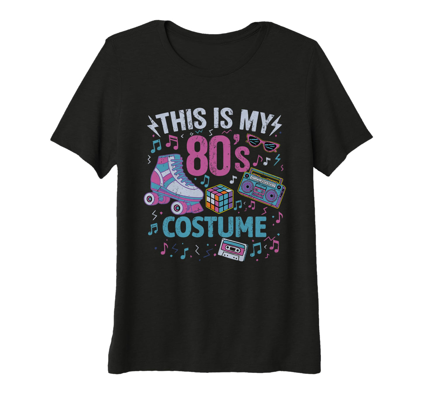 Womens Roller Skates This Is My 80S T-Shirt - Aesthetic Graphic Men Women - T-Shirt, Sweatshirt, Hoodie