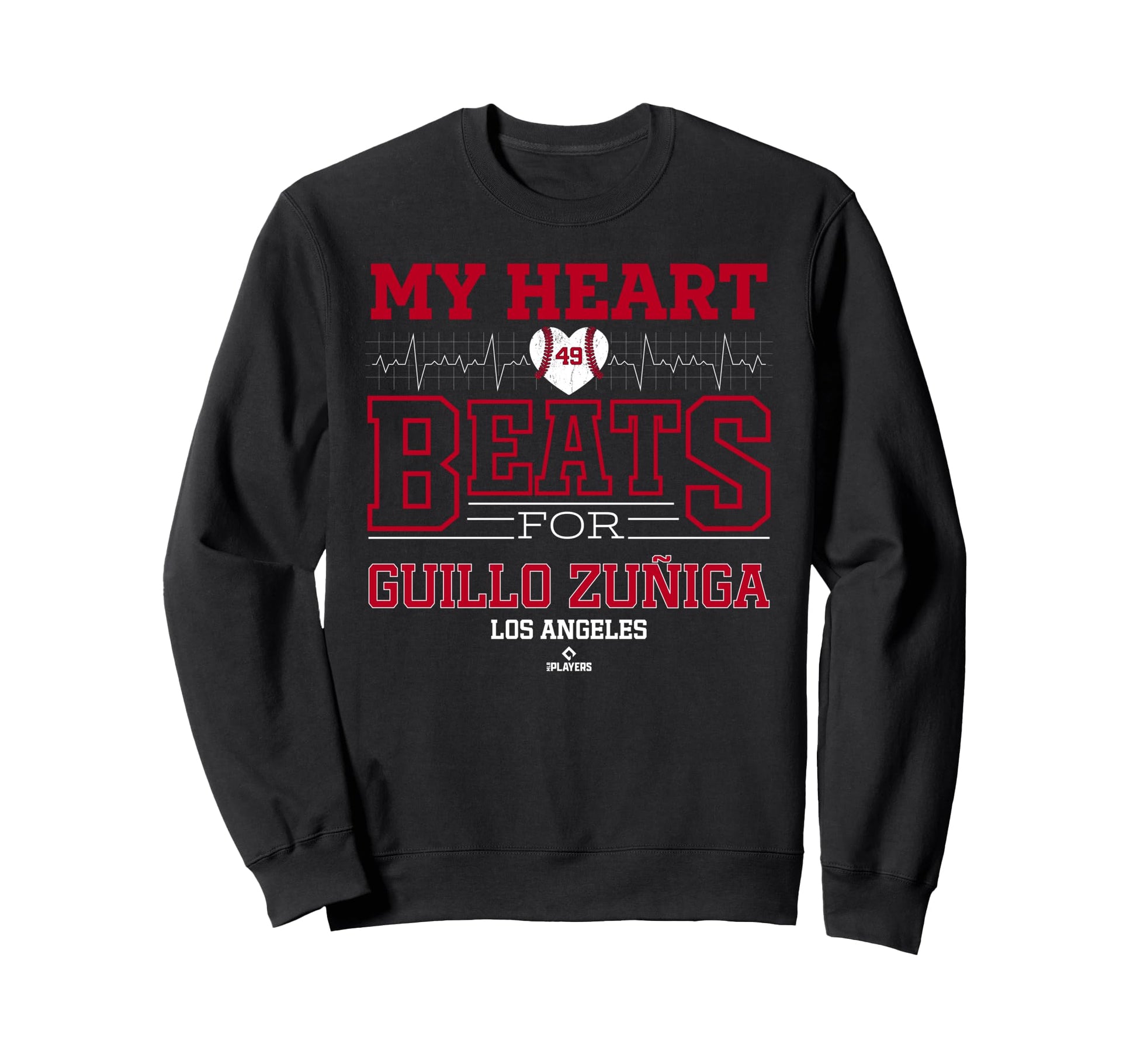 My Heart Beats Guillo Zu Iga Los Angeles Sweatshirt - Graphic Print Unisex - T-Shirt, Sweatshirt, Hoodie
