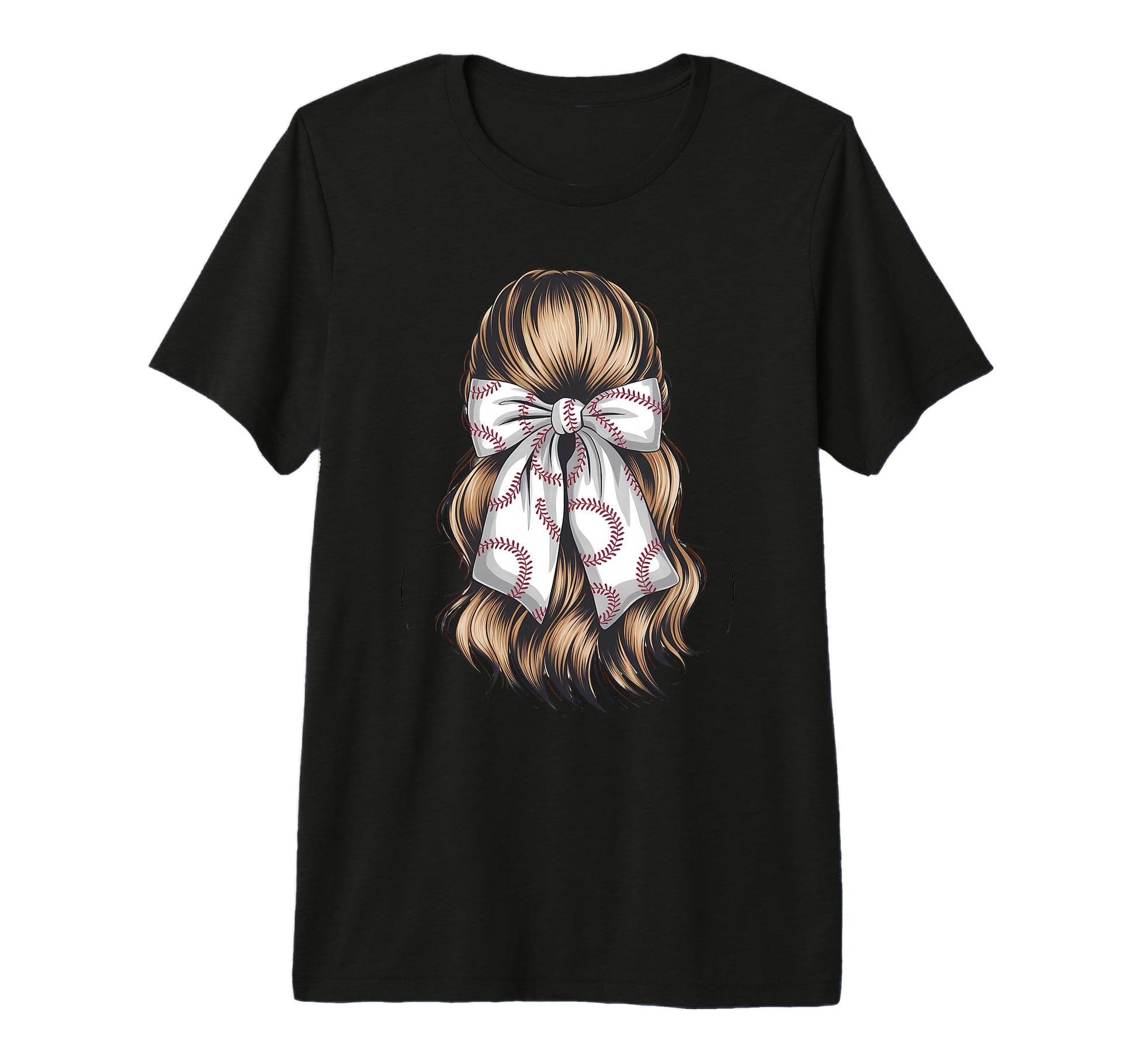 Baseball Coquette Bow Baseball T-Shirt - Streetwear Style for Adults - T-Shirt, Sweatshirt, Hoodie