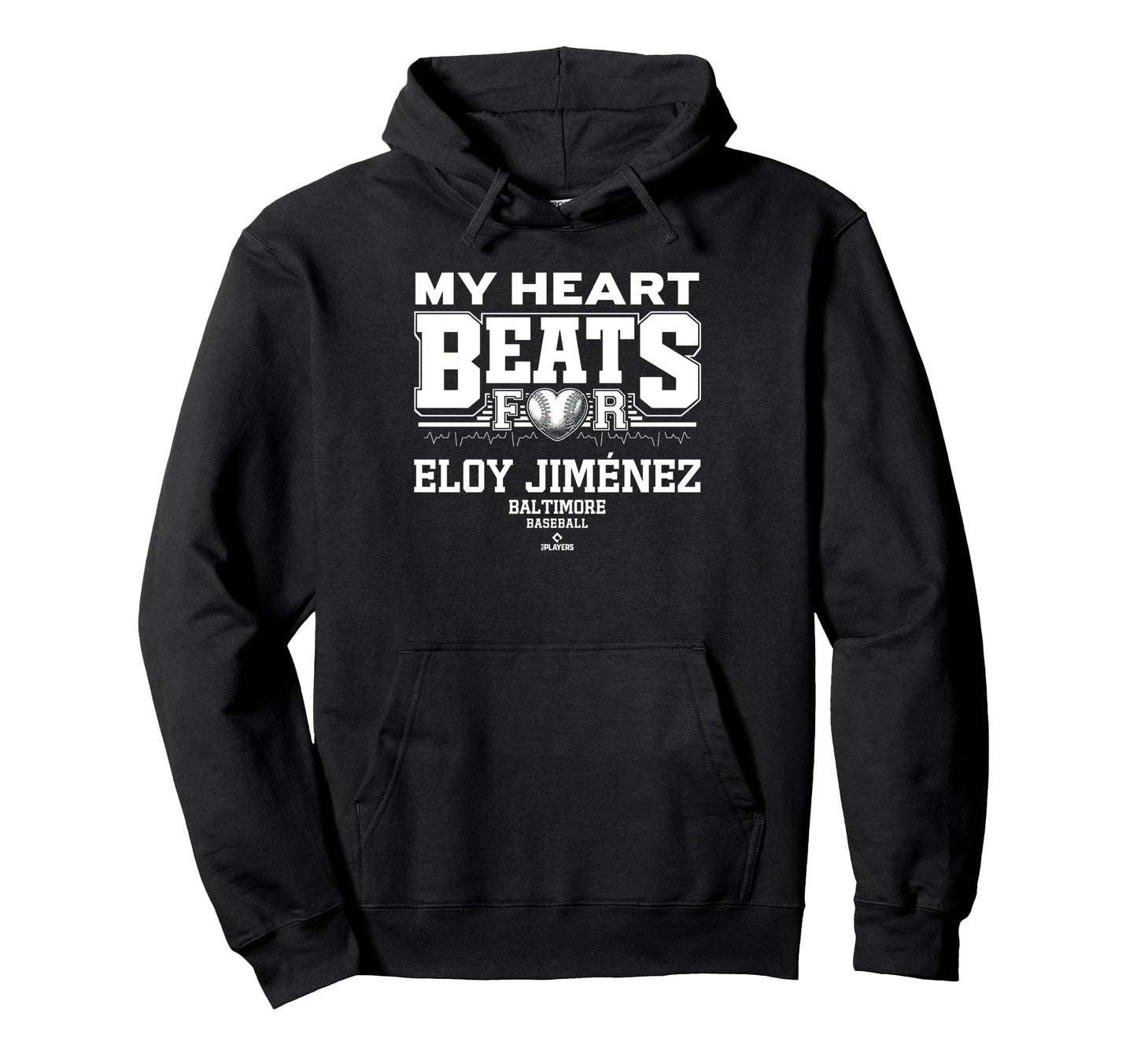 My Heart Beats Eloy Jim Nez Baltimore Hoodie - Minimalist Print Men Women - T-Shirt, Sweatshirt, Hoodie