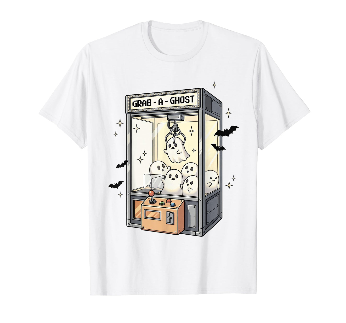 Grab Ghost Claw Machine Halloween T-Shirt - Novelty Apparel for Adults - T-Shirt, Sweatshirt, Hoodie
