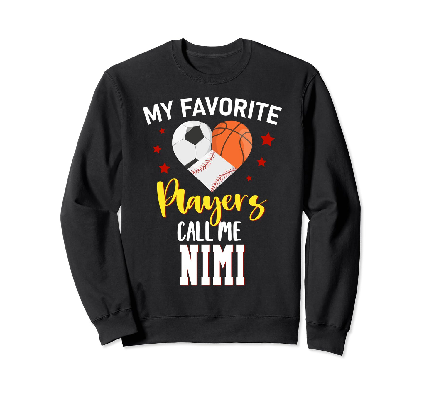 My Favorite Players Baseball Basketball Sweatshirt - Unique Graphic Unisex - T-Shirt, Sweatshirt, Hoodie