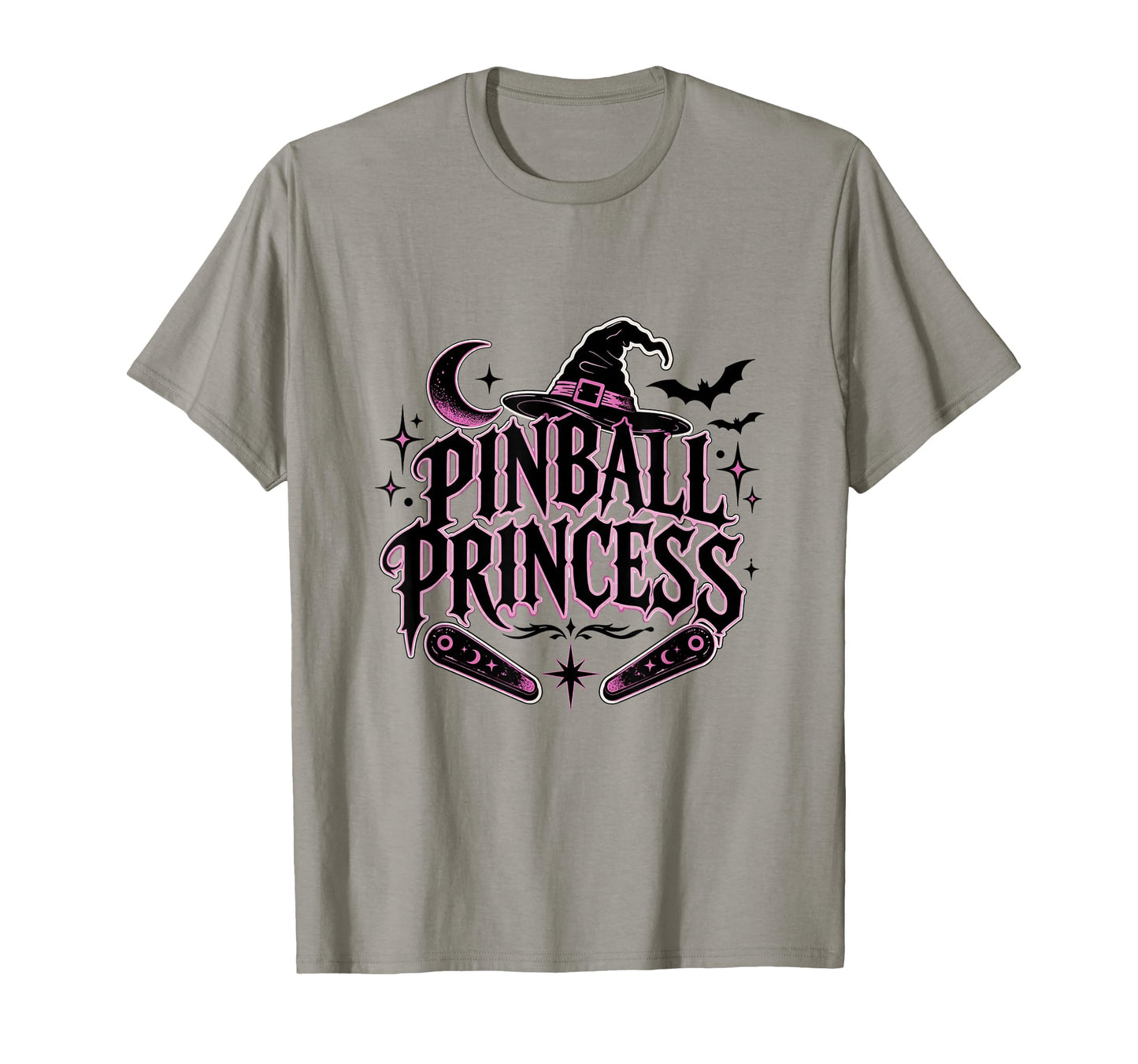 Pinball Princess Machines Funny Arcade T-Shirt - Graphic Print for Adults - T-Shirt, Sweatshirt, Hoodie