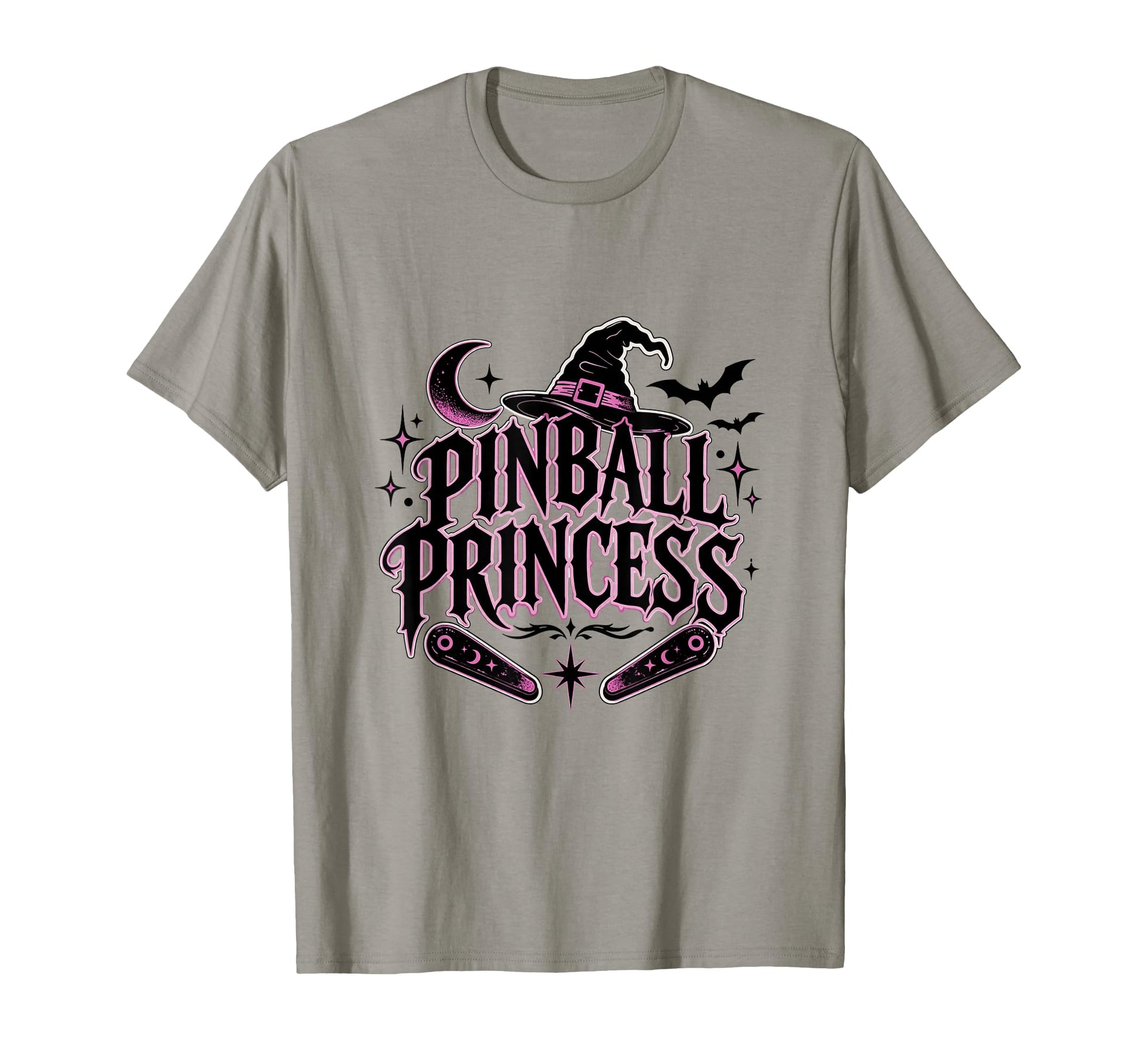 Pinball Princess Machines Funny Arcade T-Shirt - Graphic Print for Adults - T-Shirt, Sweatshirt, Hoodie