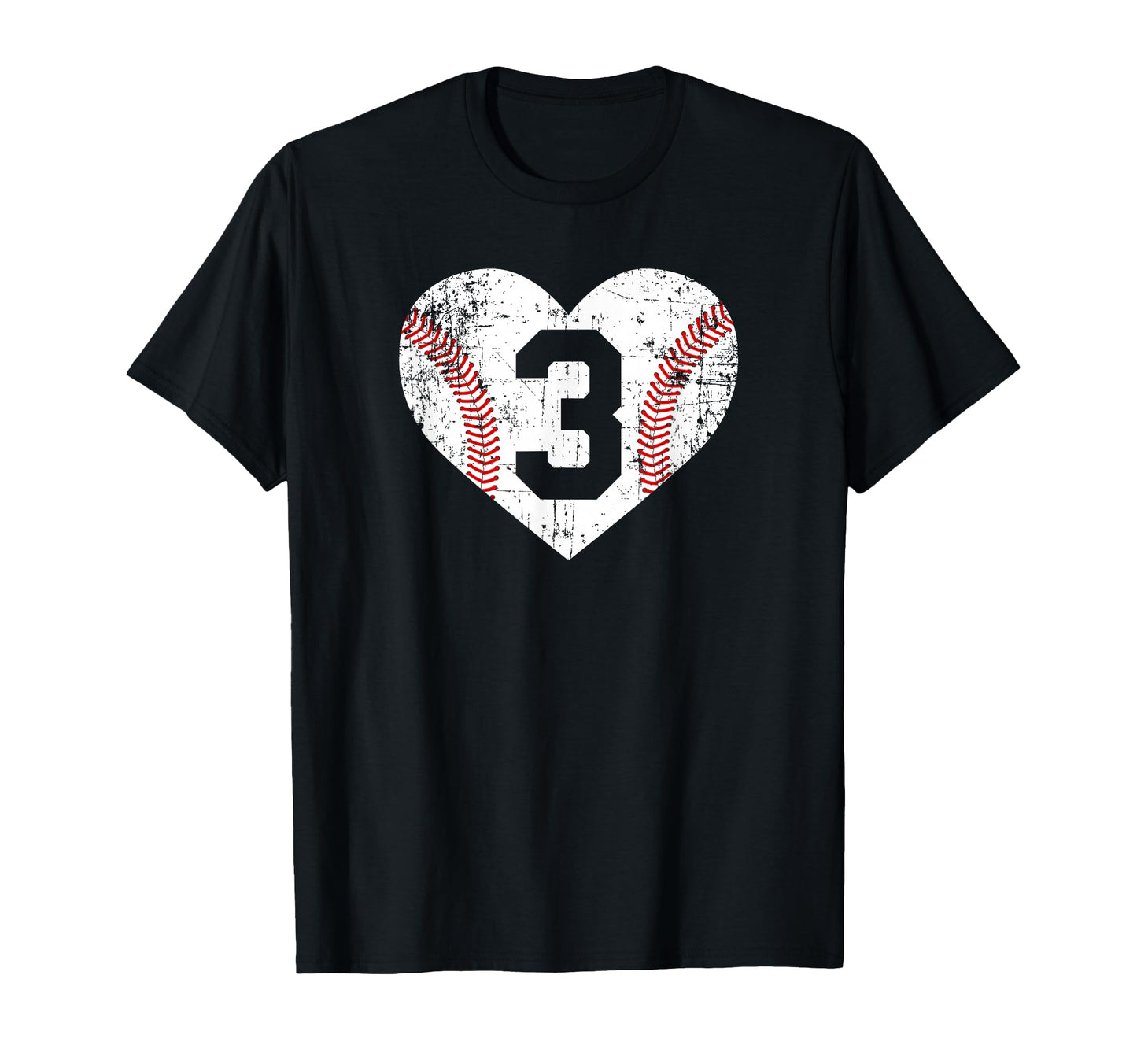 Baseball 3 Jersey Number T-Shirt - Trendy Graphic Unisex - T-Shirt, Sweatshirt, Hoodie