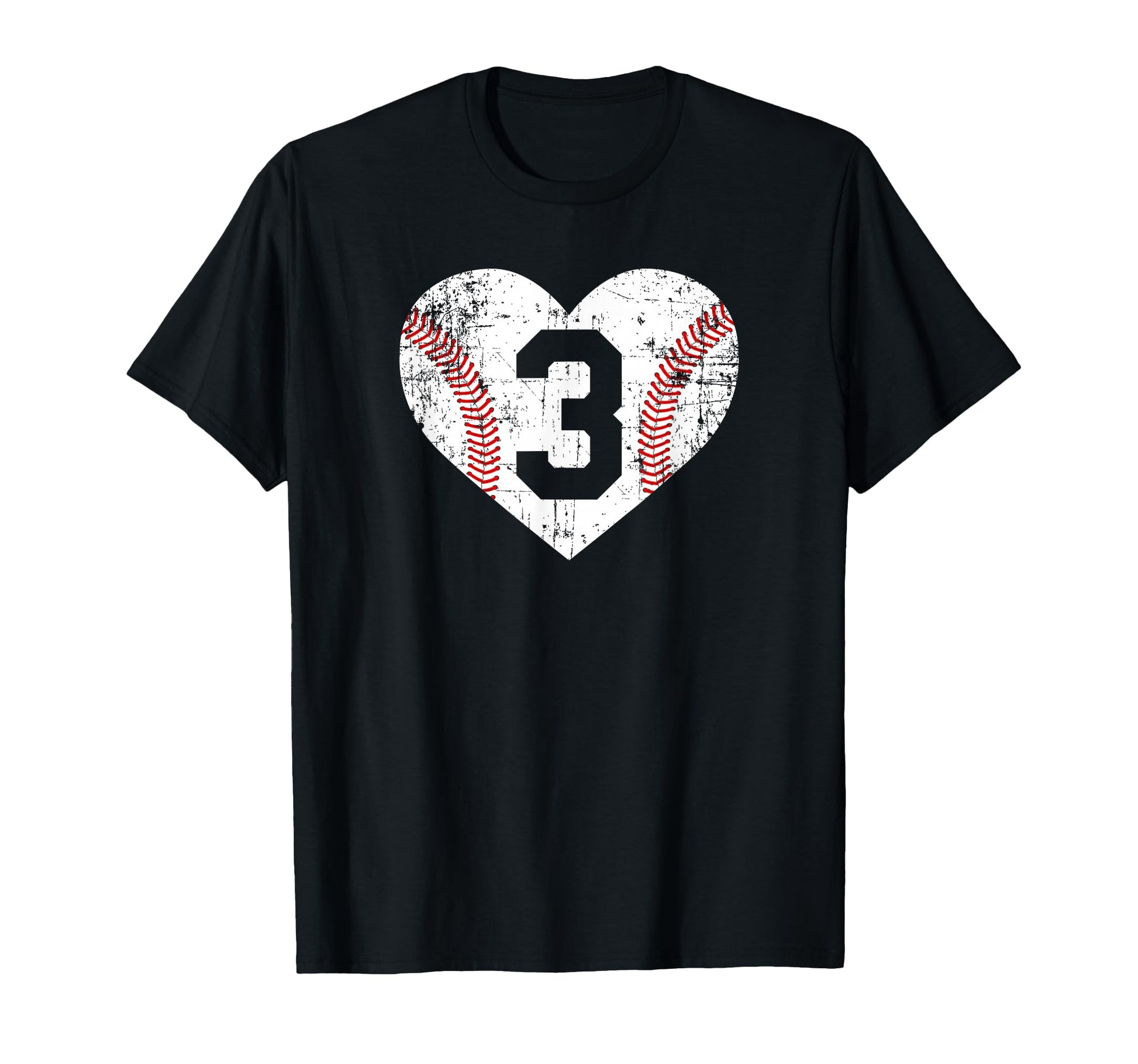 Baseball 3 Jersey Number T-Shirt - Trendy Graphic Unisex - T-Shirt, Sweatshirt, Hoodie