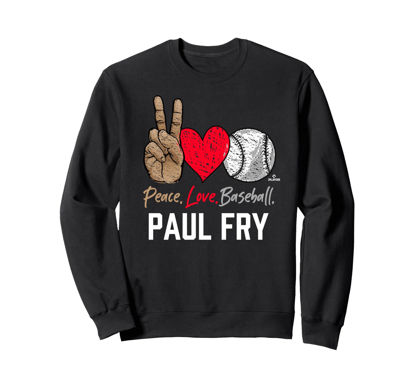 Peace Love Paul Fry Prospect Sweatshirt - Novelty Apparel for Adults - T-Shirt, Sweatshirt, Hoodie