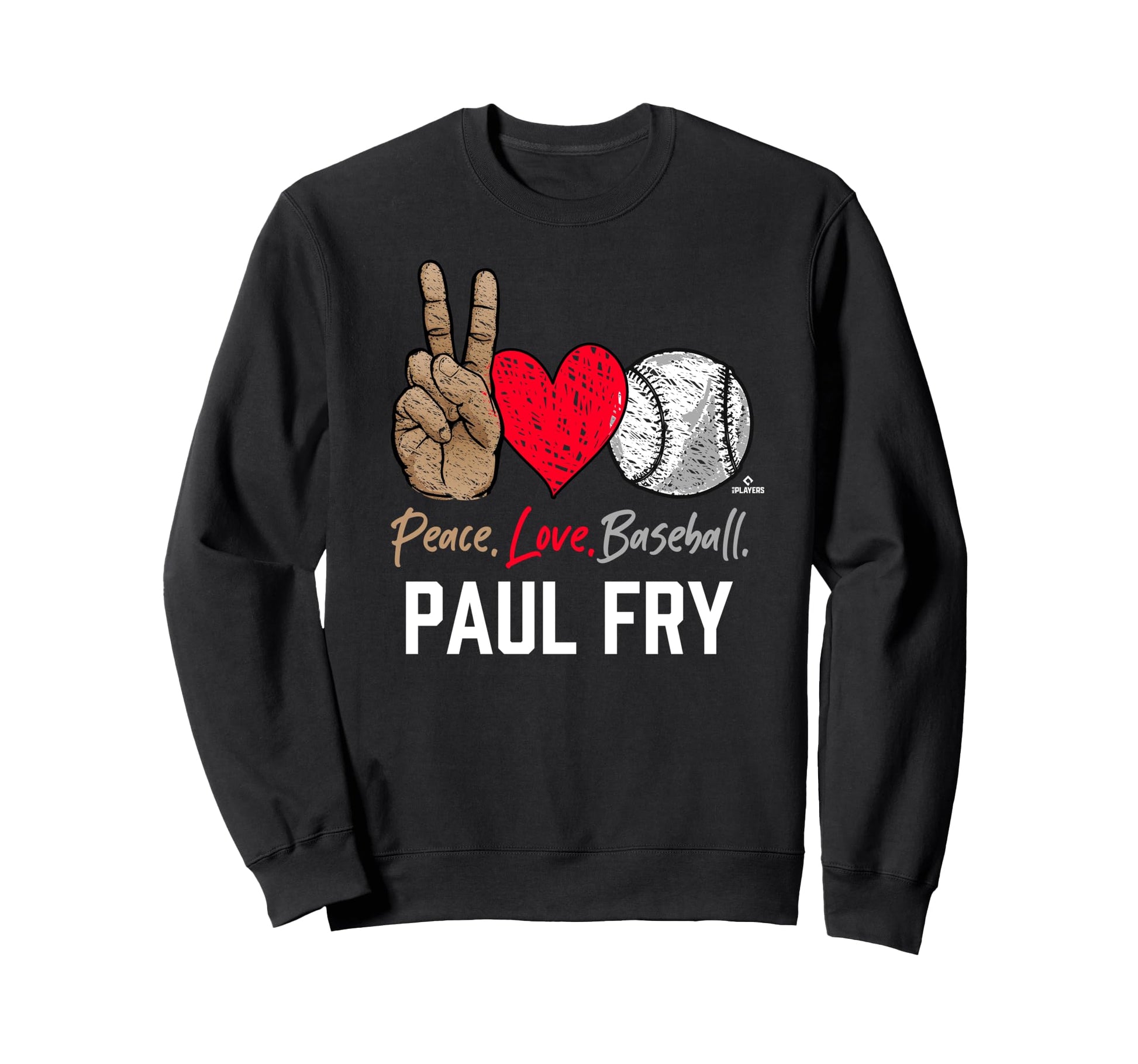 Peace Love Paul Fry Prospect Sweatshirt - Novelty Apparel for Adults - T-Shirt, Sweatshirt, Hoodie