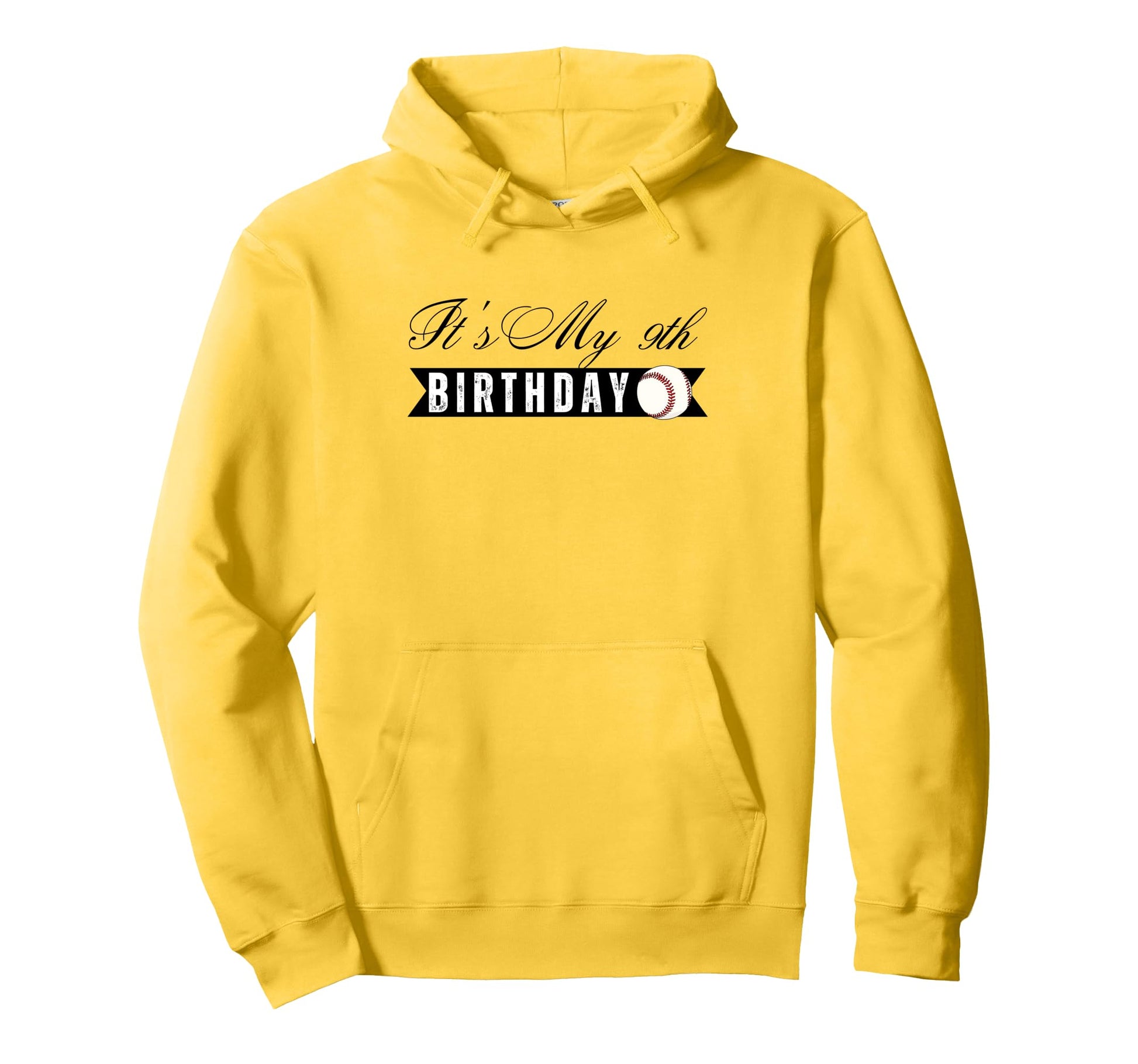 Its My 9Th Birthday Baseball Player 9Th Hoodie - Minimalist Print Unisex - T-Shirt, Sweatshirt, Hoodie