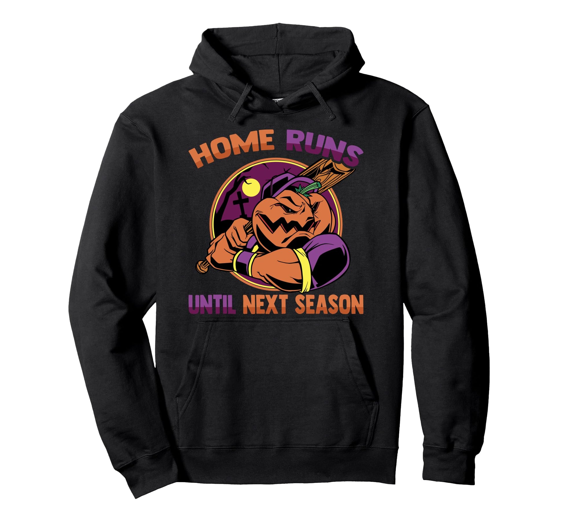 Baseball Home Runs Until Next Season Hoodie - Graphic Print for Adults - T-Shirt, Sweatshirt, Hoodie