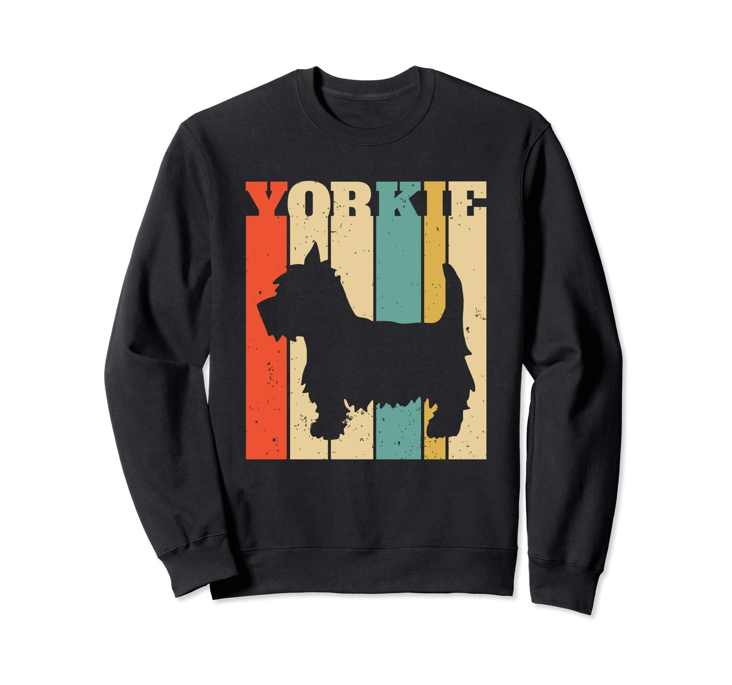 Yorkie Yorkshire Terrier Vertical Sweatshirt - Casual Everyday Wear Unisex - T-Shirt, Sweatshirt, Hoodie