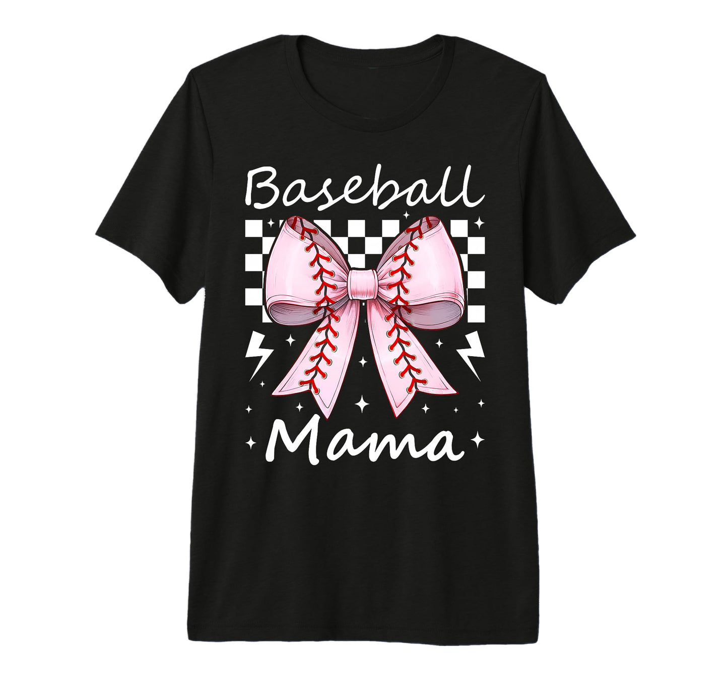 Baseball Mama Baseball Mom Mothers Day T-Shirt - Custom Art Print Unisex - T-Shirt, Sweatshirt, Hoodie