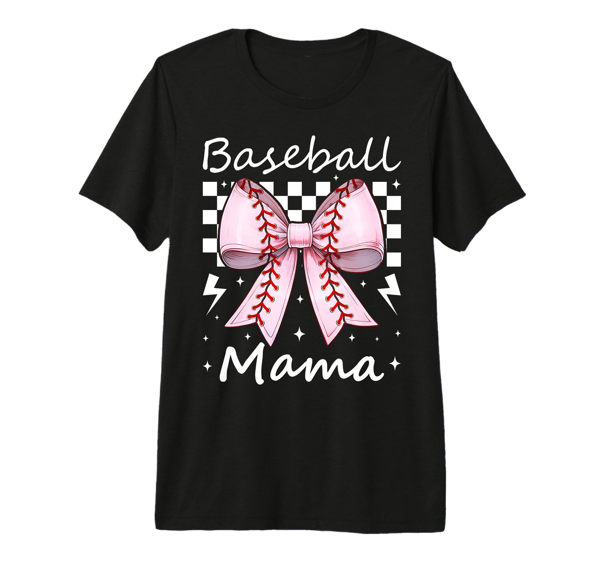 Baseball Mama Baseball Mom Mothers Day T-Shirt - Custom Art Print Unisex - T-Shirt, Sweatshirt, Hoodie