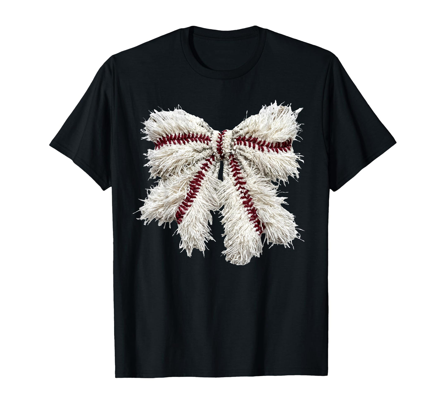 Coquette Bow Game Day Baseball T-Shirt - Casual Everyday Wear Unisex - T-Shirt, Sweatshirt, Hoodie