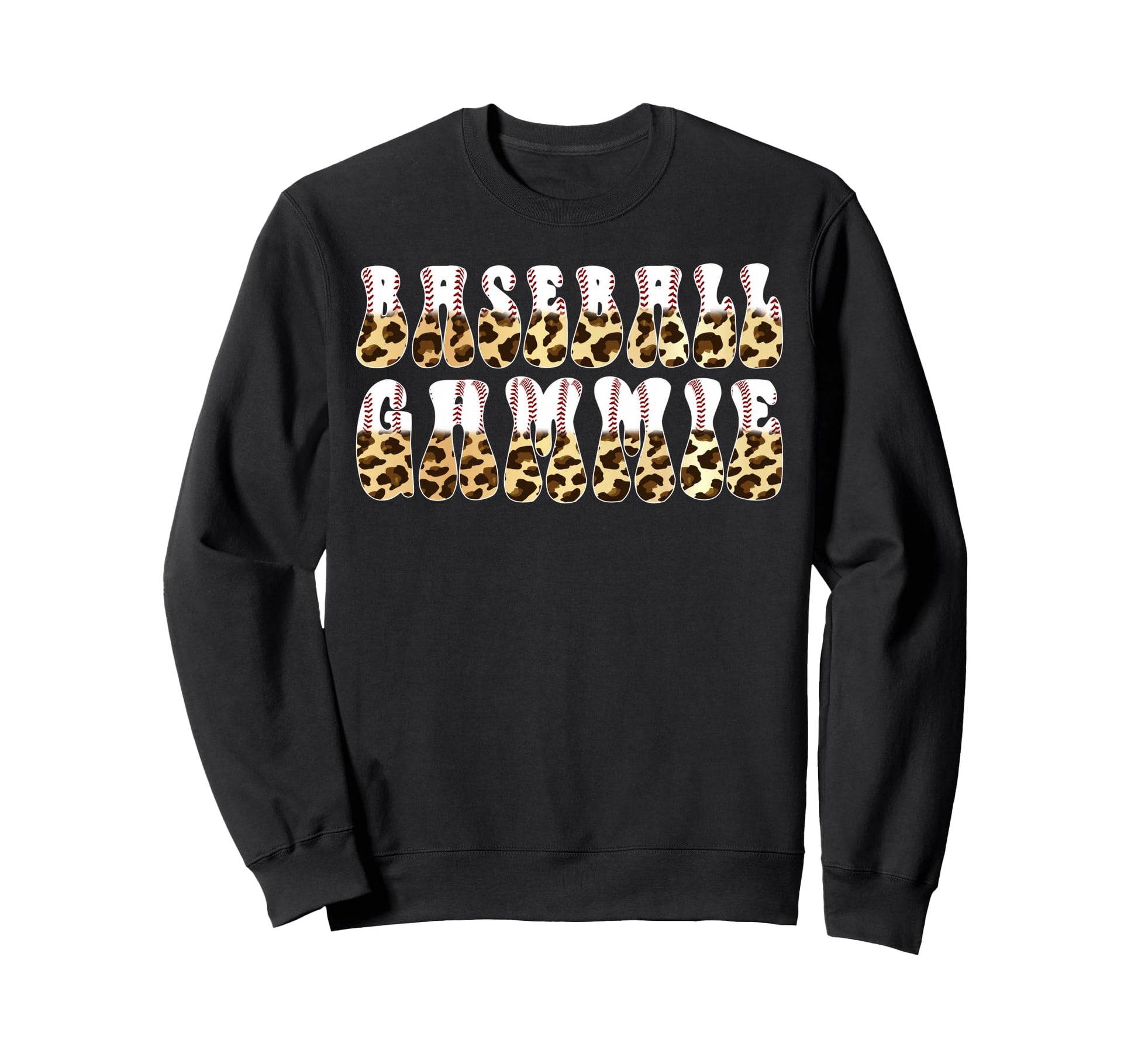 Groovy Softball Baseball Gammie Sweatshirt - Fun Novelty Design for Adults - T-Shirt, Sweatshirt, Hoodie