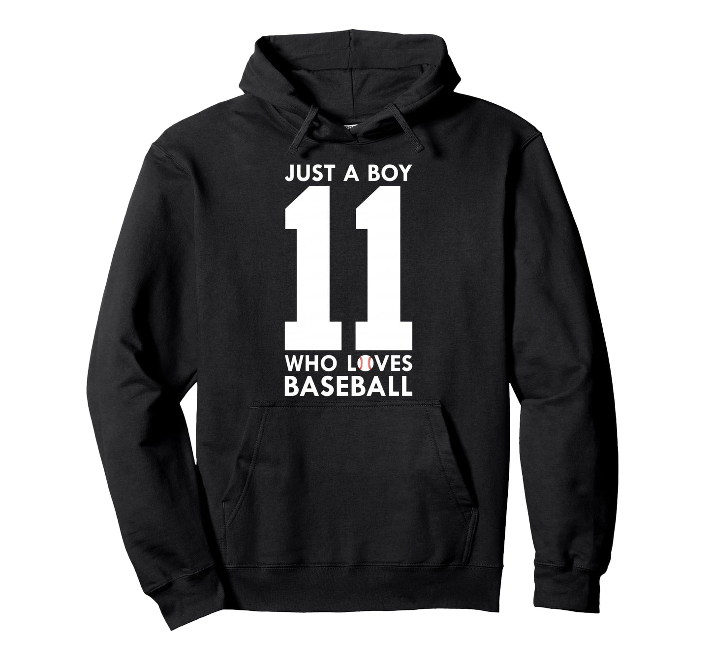 Just Who Loves Baseball 11Th Birthday Hoodie - Custom Art Print Unisex - T-Shirt, Sweatshirt, Hoodie