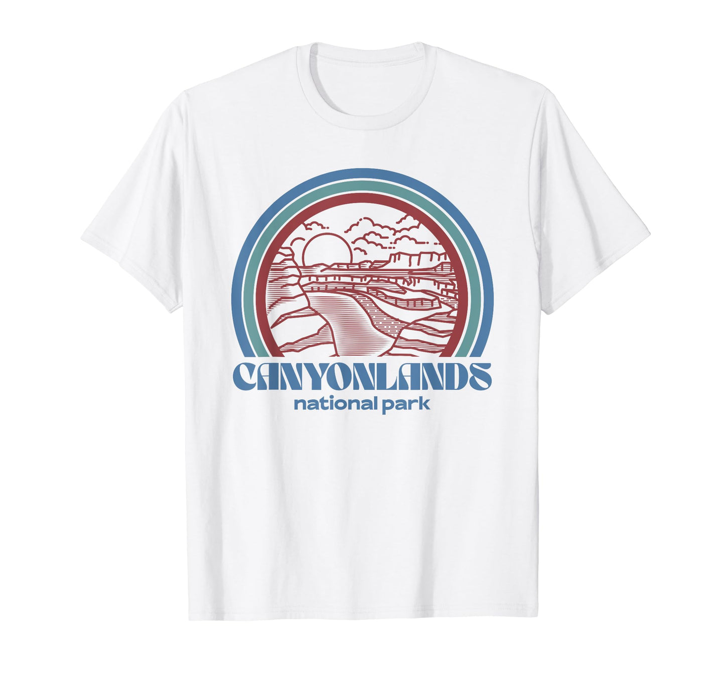 Canyonlands National Park Outdoor Hiking T-Shirt - Graphic Print Unisex - T-Shirt, Sweatshirt, Hoodie