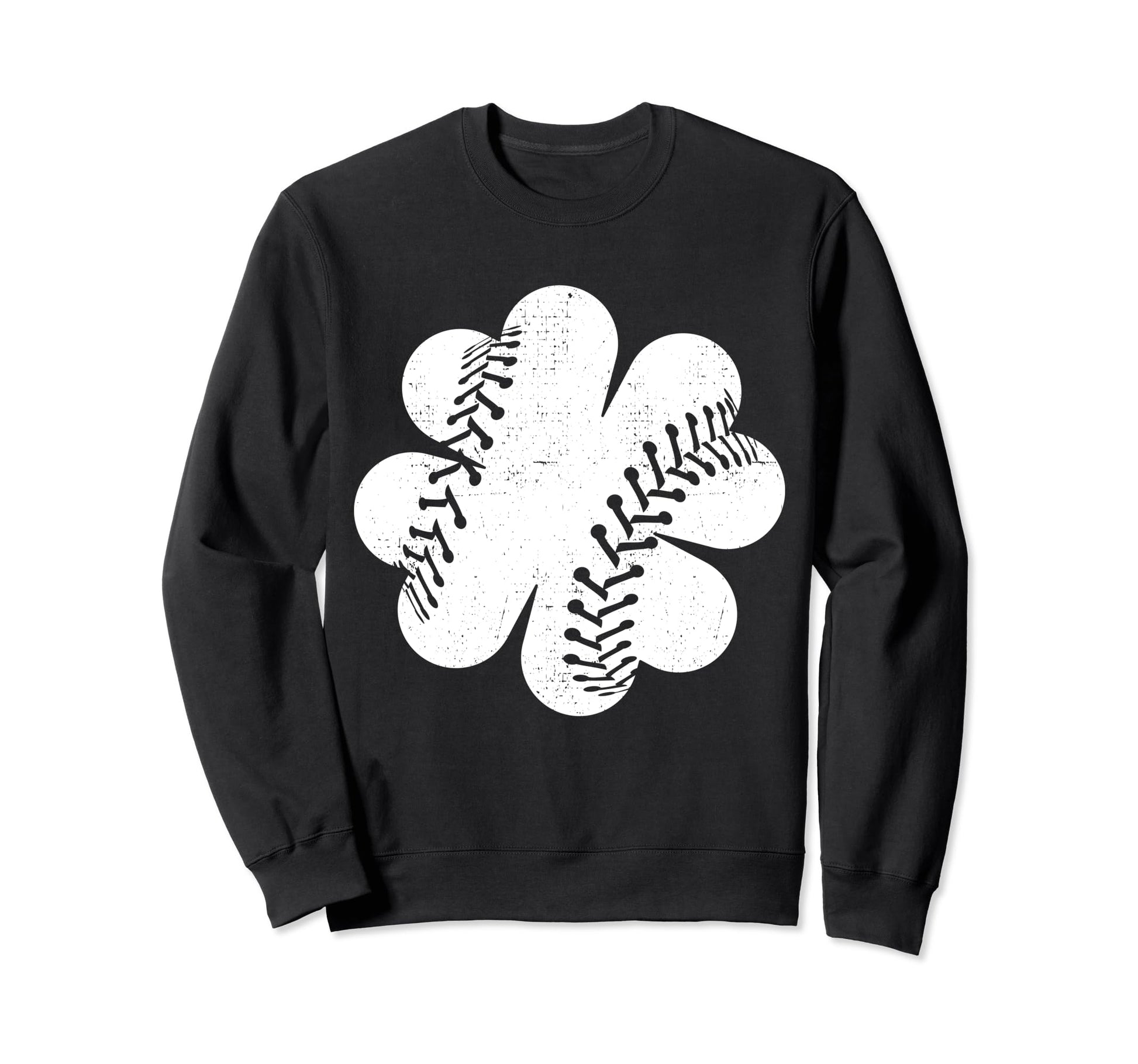 Four Leaf Clover Baseball St Sweatshirt - Unique Graphic for Adults - T-Shirt, Sweatshirt, Hoodie