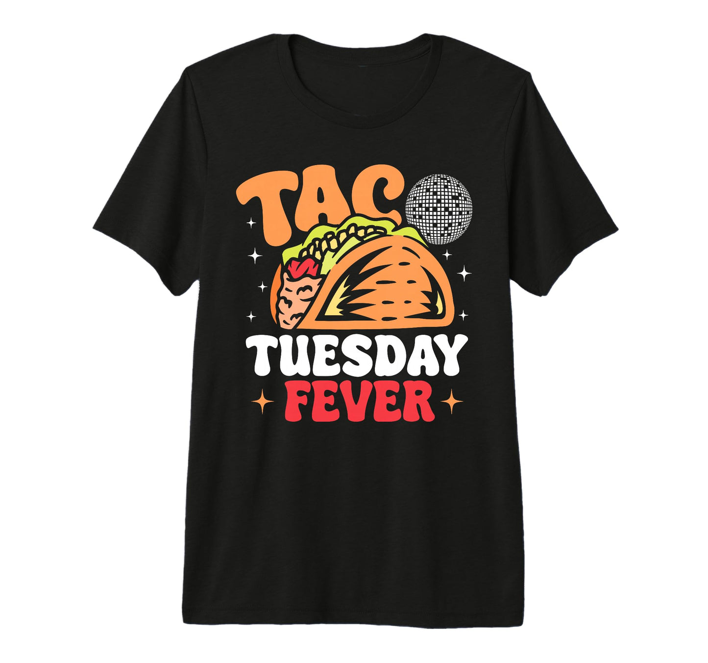 Taco Tuesday Fever Taco 70S Groovy T-Shirt - Aesthetic Graphic Men Women - T-Shirt, Sweatshirt, Hoodie