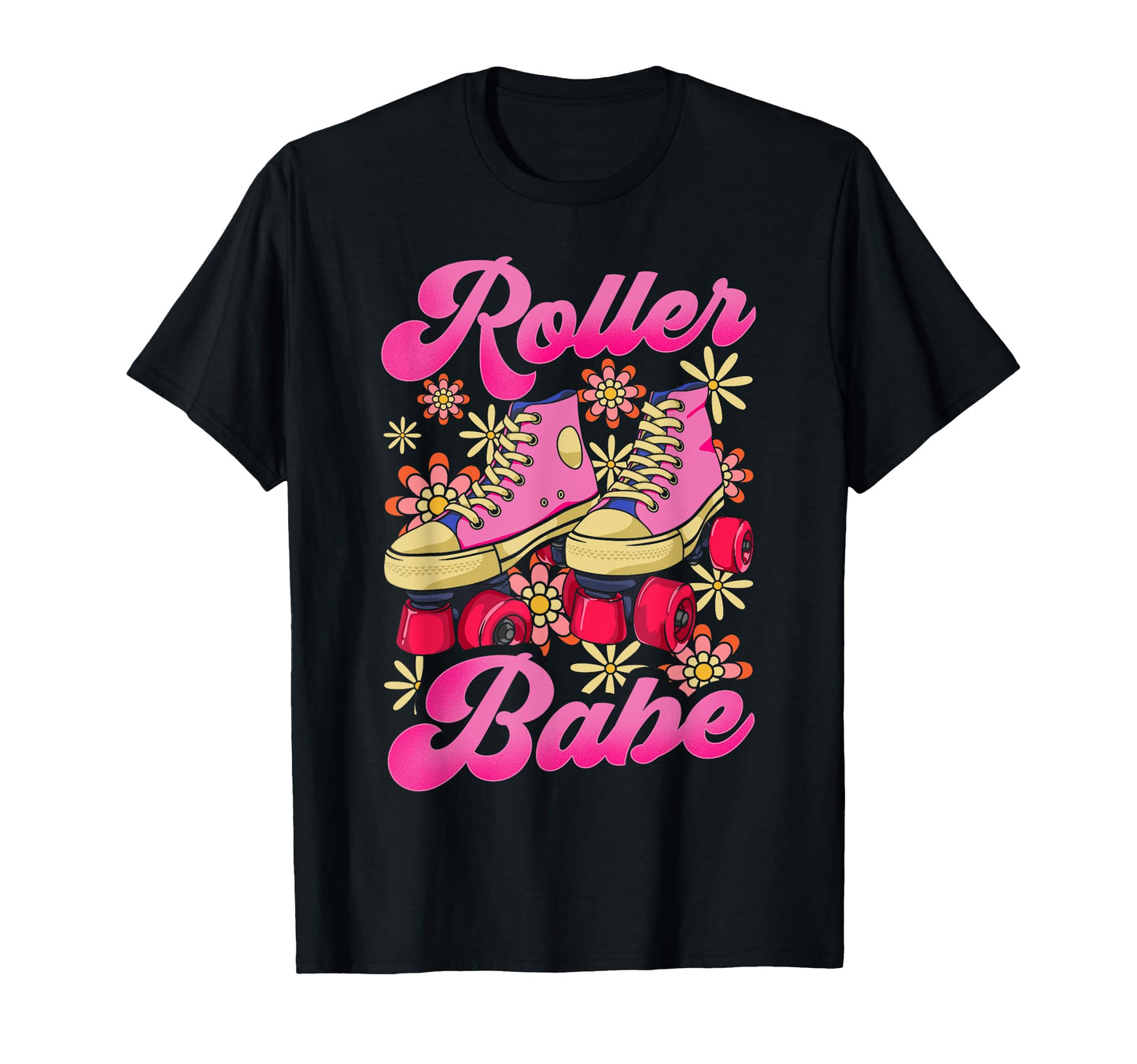 Roller Skating Skate 1970S Roller Babe T-Shirt - Trendy Graphic Men Women - T-Shirt, Sweatshirt, Hoodie