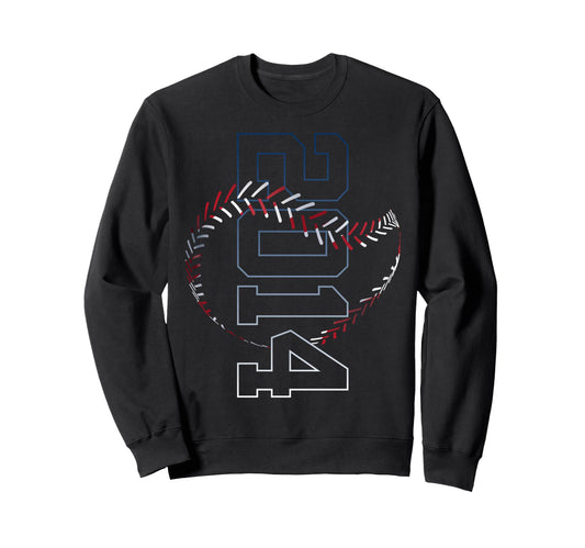 12 Years 2014 Baseball 12Th Birthday Sweatshirt - Trendy Graphic Unisex - T-Shirt, Sweatshirt, Hoodie