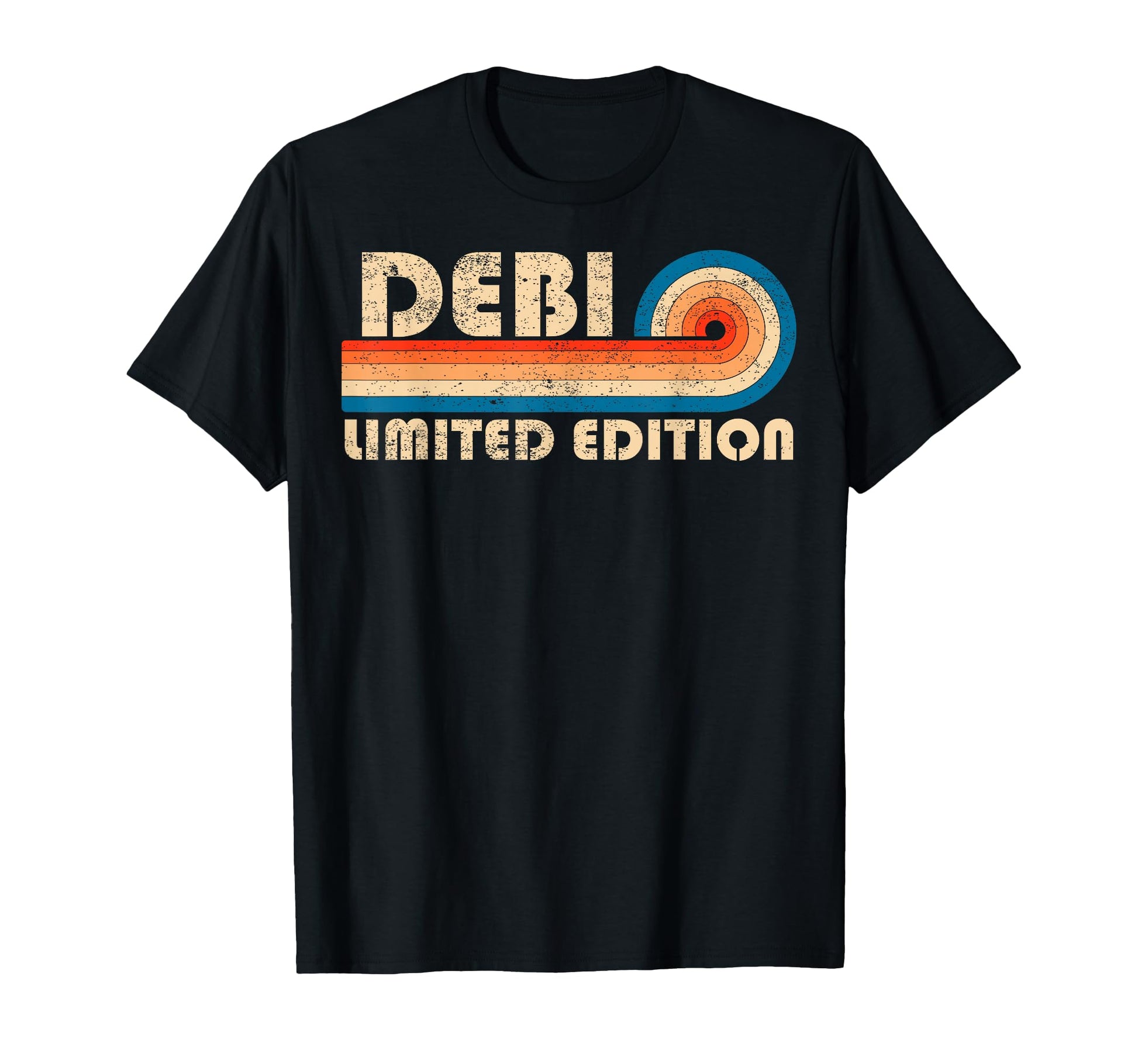 Debi 70S 80S Sunset Stripe T-Shirt - Novelty Apparel Unisex - T-Shirt, Sweatshirt, Hoodie