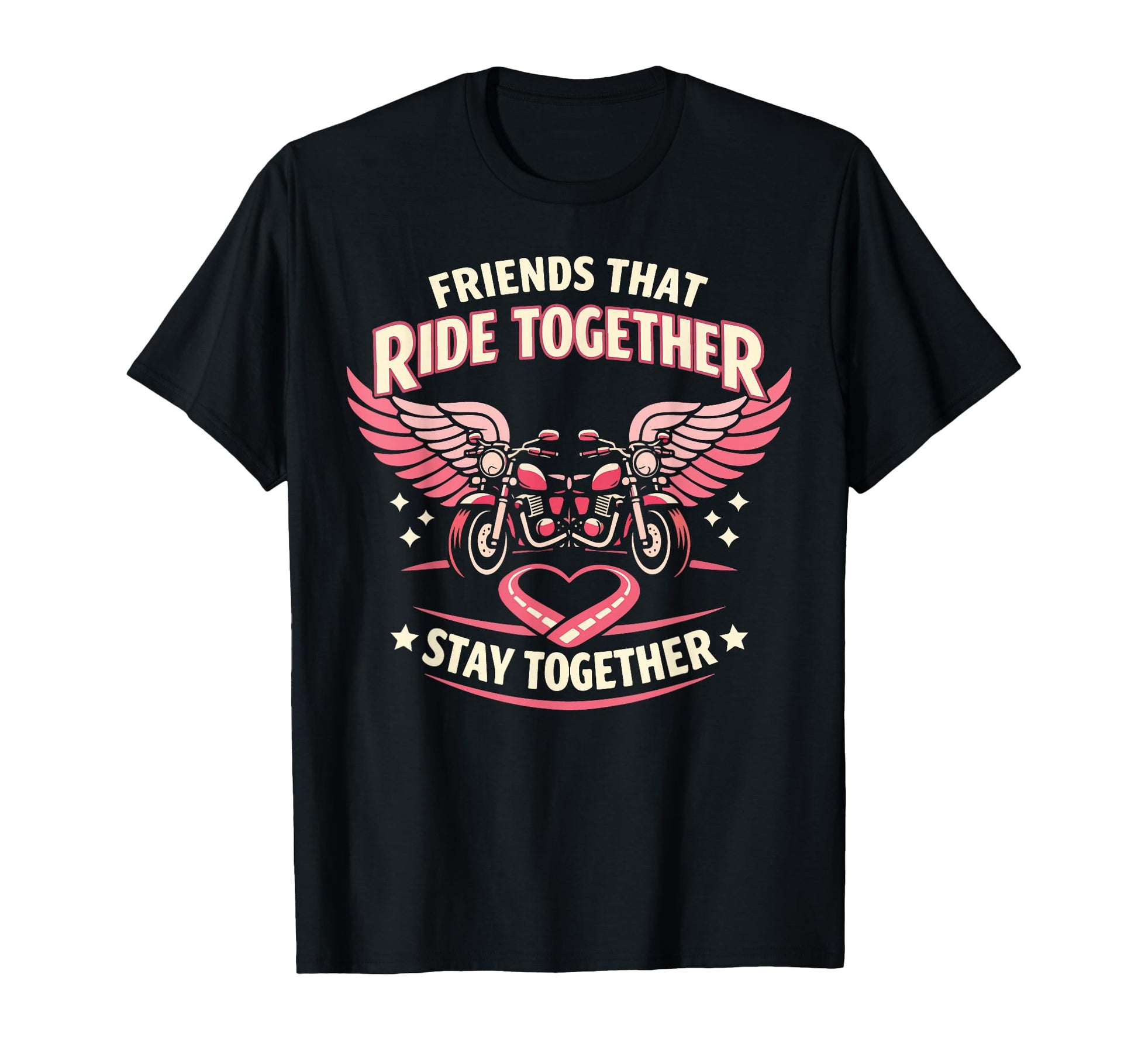 Motorcycle Biker Friends Buddies Besties T-Shirt - Graphic Print Unisex - T-Shirt, Sweatshirt, Hoodie