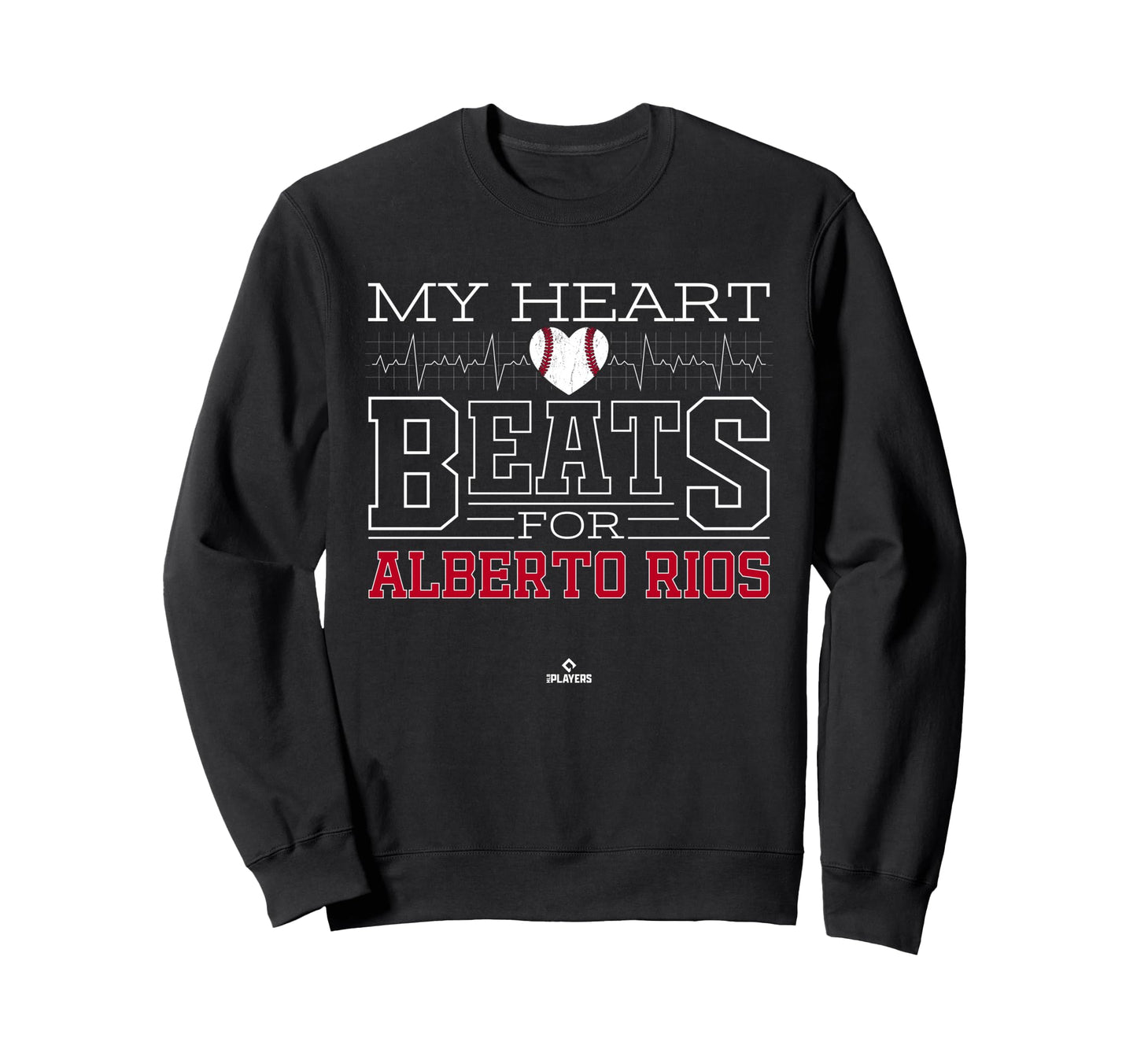 My Heart Beats Alberto Rios Sweatshirt - Unique Graphic for Adults - T-Shirt, Sweatshirt, Hoodie