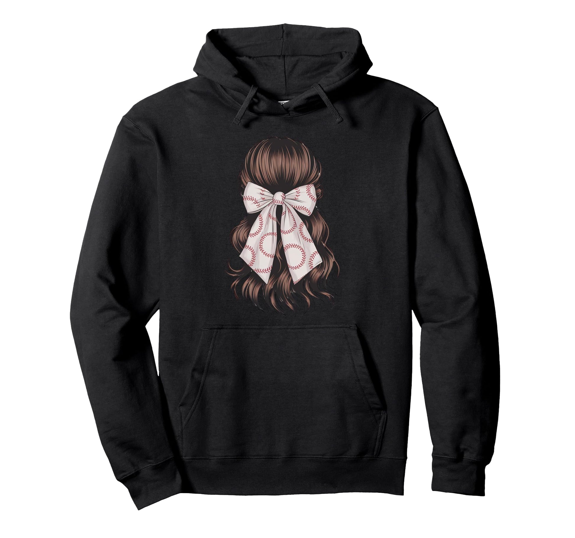 Baseball Coquette Bow Baseball Player Hoodie - Aesthetic Graphic Unisex - T-Shirt, Sweatshirt, Hoodie