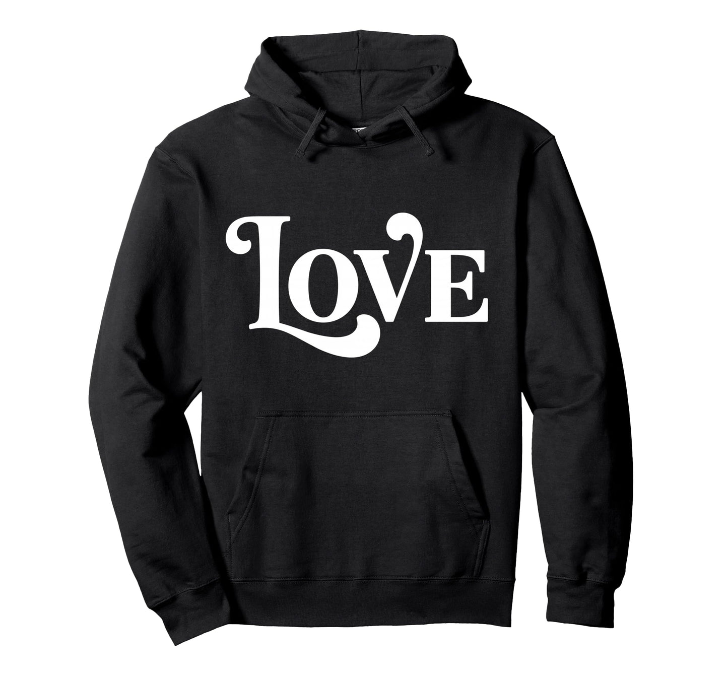 Word Love Groovy That Says Love Hoodie - Graphic Print Men Women - T-Shirt, Sweatshirt, Hoodie