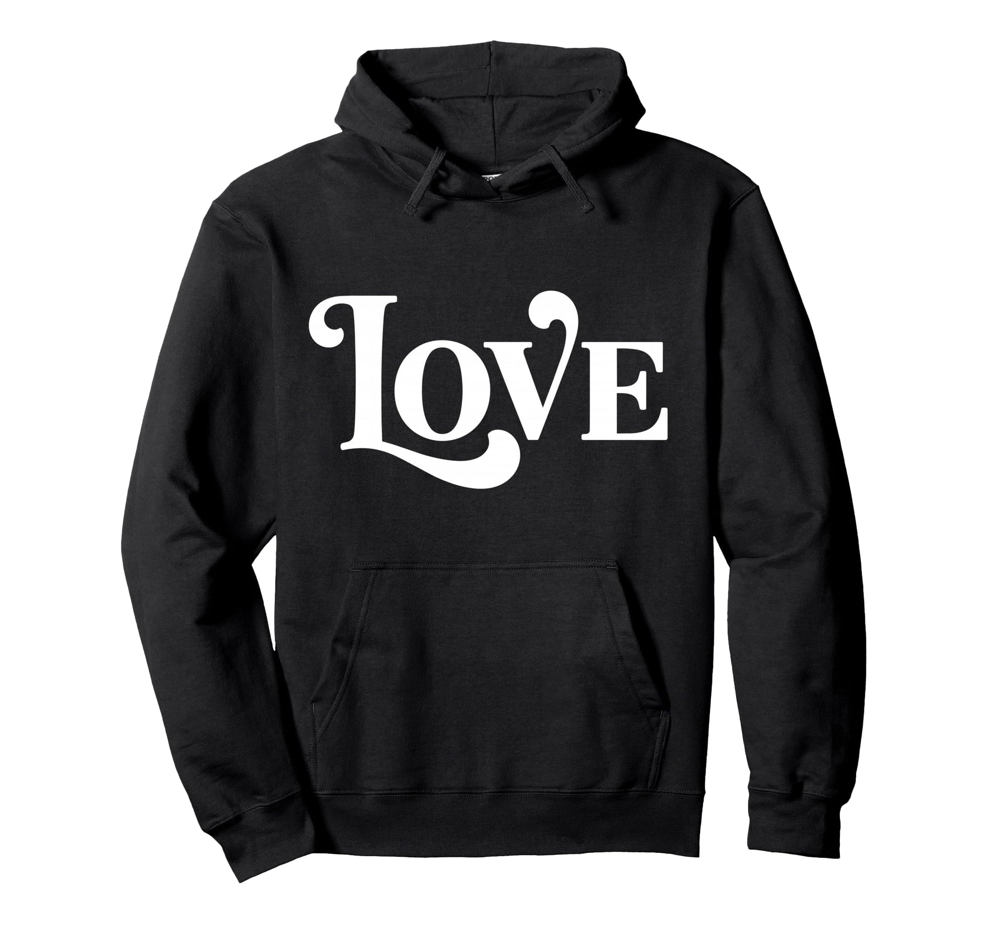 Word Love Groovy That Says Love Hoodie - Graphic Print Men Women - T-Shirt, Sweatshirt, Hoodie