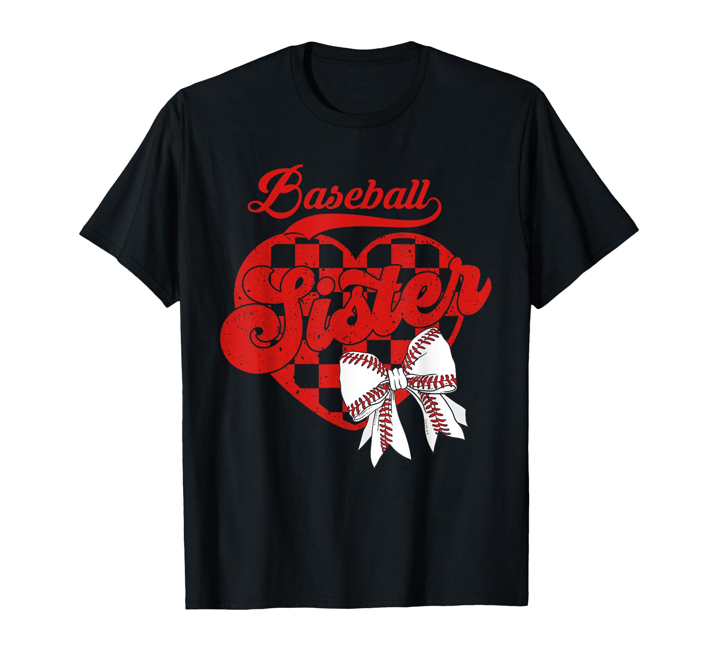 Baseball Sister Coquette Bow Biggest T-Shirt - Aesthetic Graphic Unisex - T-Shirt, Sweatshirt, Hoodie