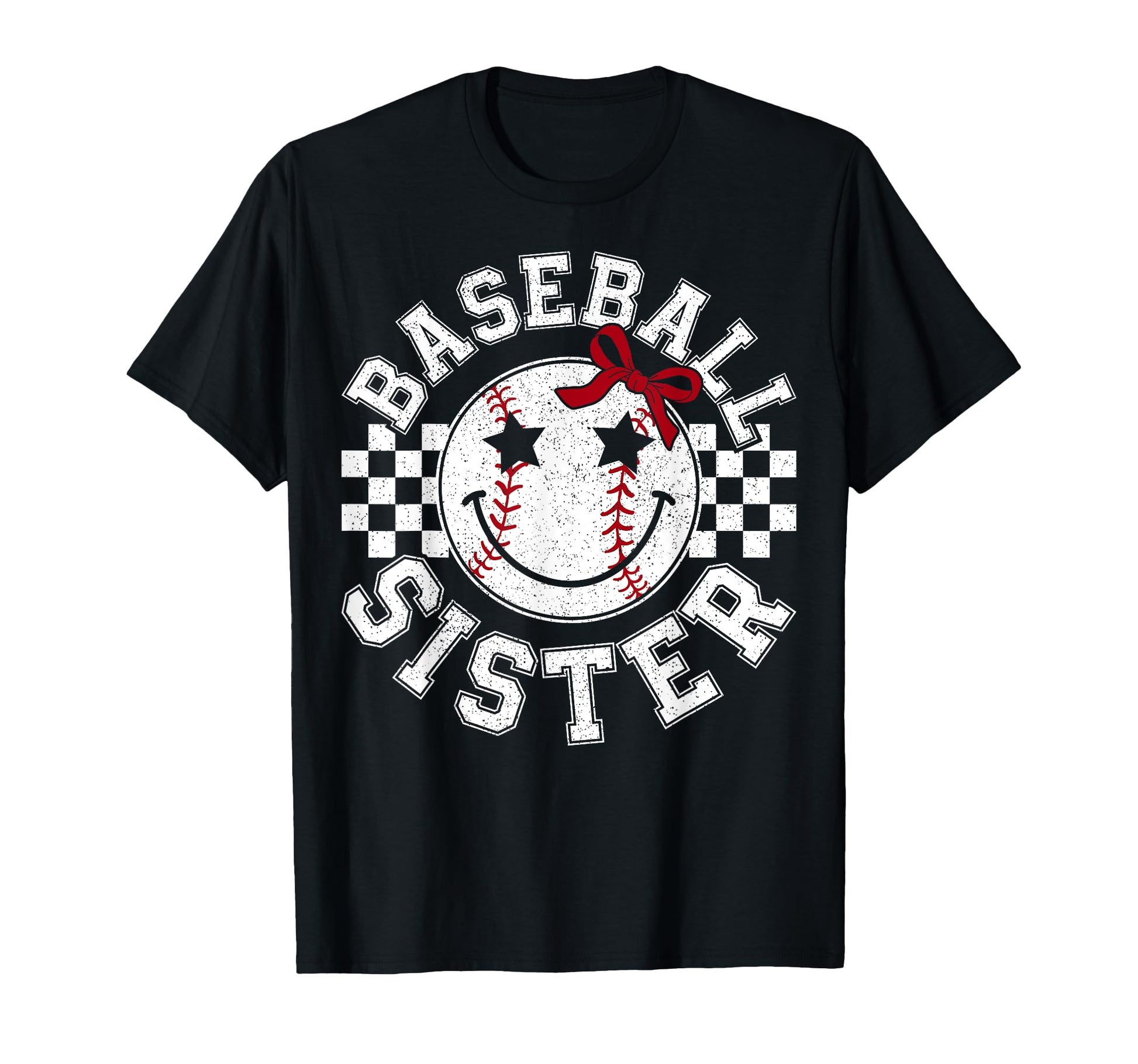 Baseball Sister Coquette Bow Sport T-Shirt - Fun Novelty Design for Adults - T-Shirt, Sweatshirt, Hoodie