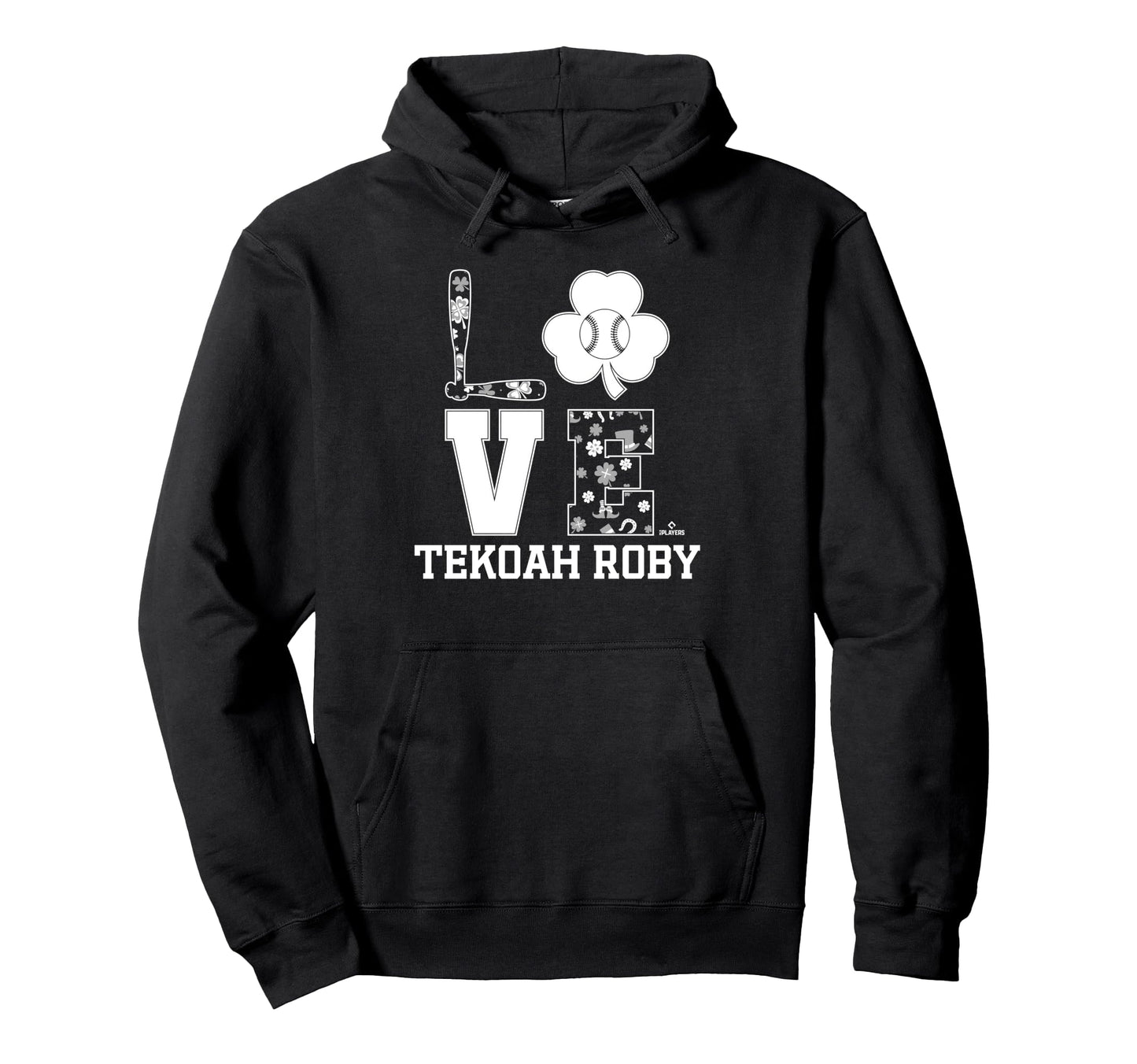 St Patricks Day Love Floral Tekoah Roby Hoodie - Novelty Apparel Unisex - T-Shirt, Sweatshirt, Hoodie
