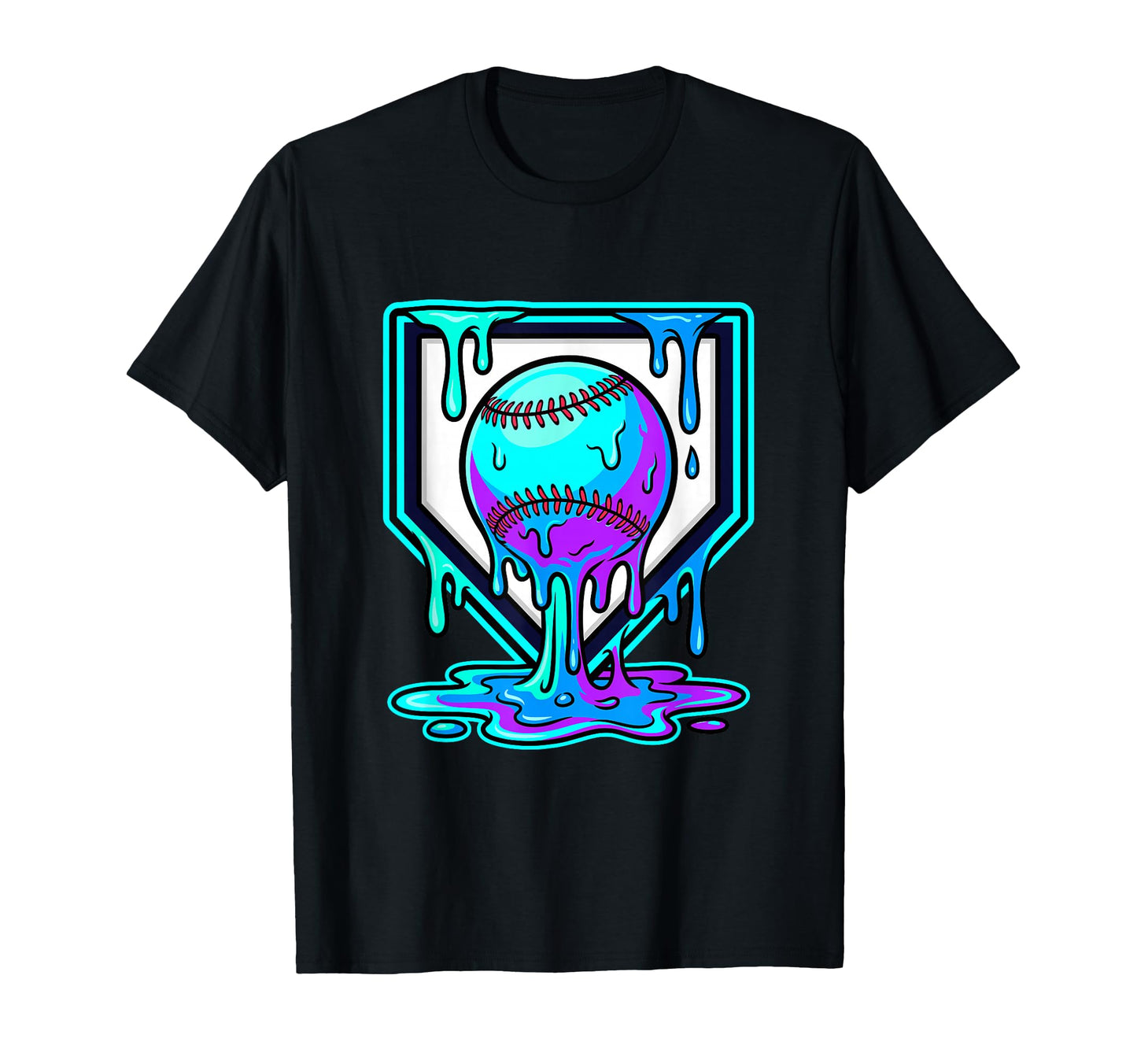 Ice Cream Drip Baseball Stuff Gear Sweatshirt - Aesthetic Graphic Men Women - T-Shirt, Sweatshirt, Hoodie