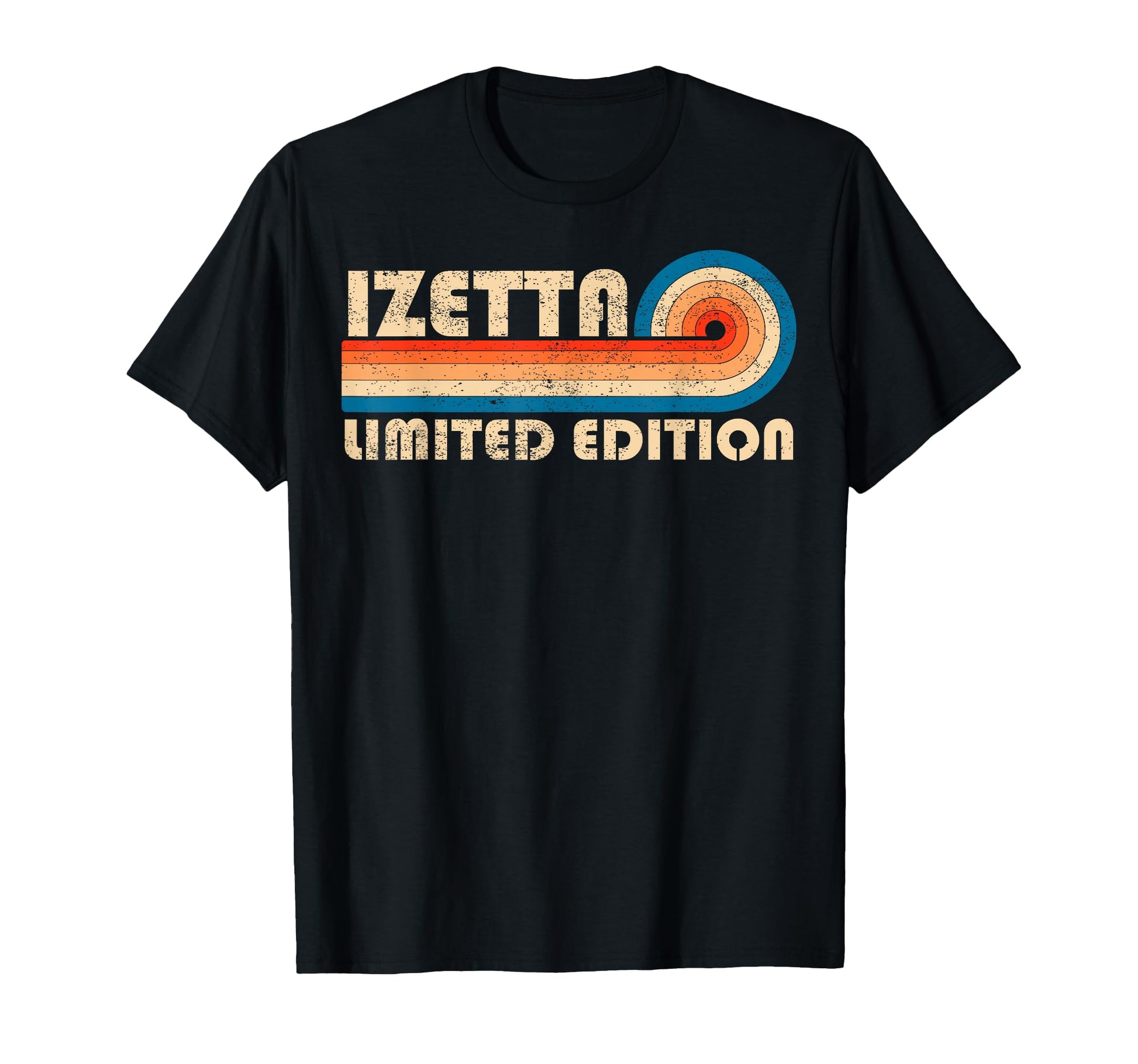 Izetta 70S 80S Sunset Stripe T-Shirt - Custom Art Print for Adults - T-Shirt, Sweatshirt, Hoodie