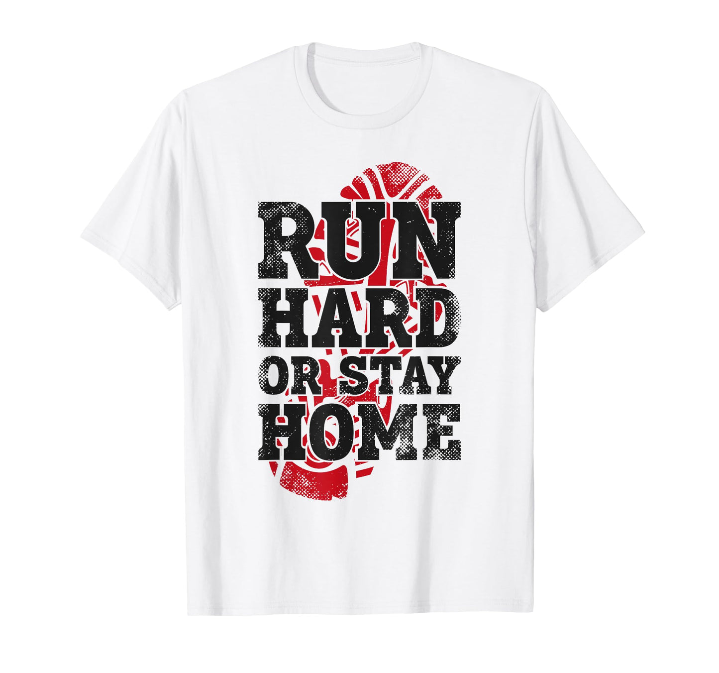 Running Runner Half Marathon Run Hard T-Shirt - Unique Graphic Men Women - T-Shirt, Sweatshirt, Hoodie