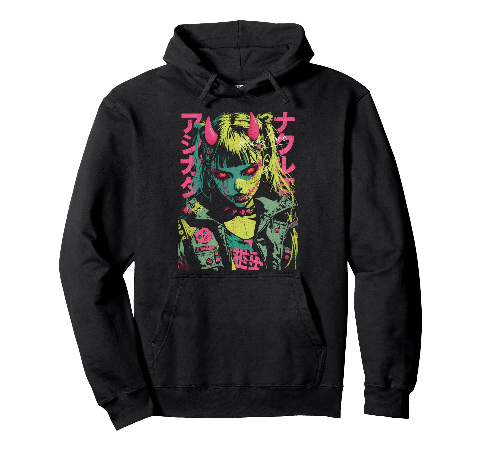 Japanese Streetwear Cyberpunk Y2K Hoodie - Streetwear Style Unisex - T-Shirt, Sweatshirt, Hoodie